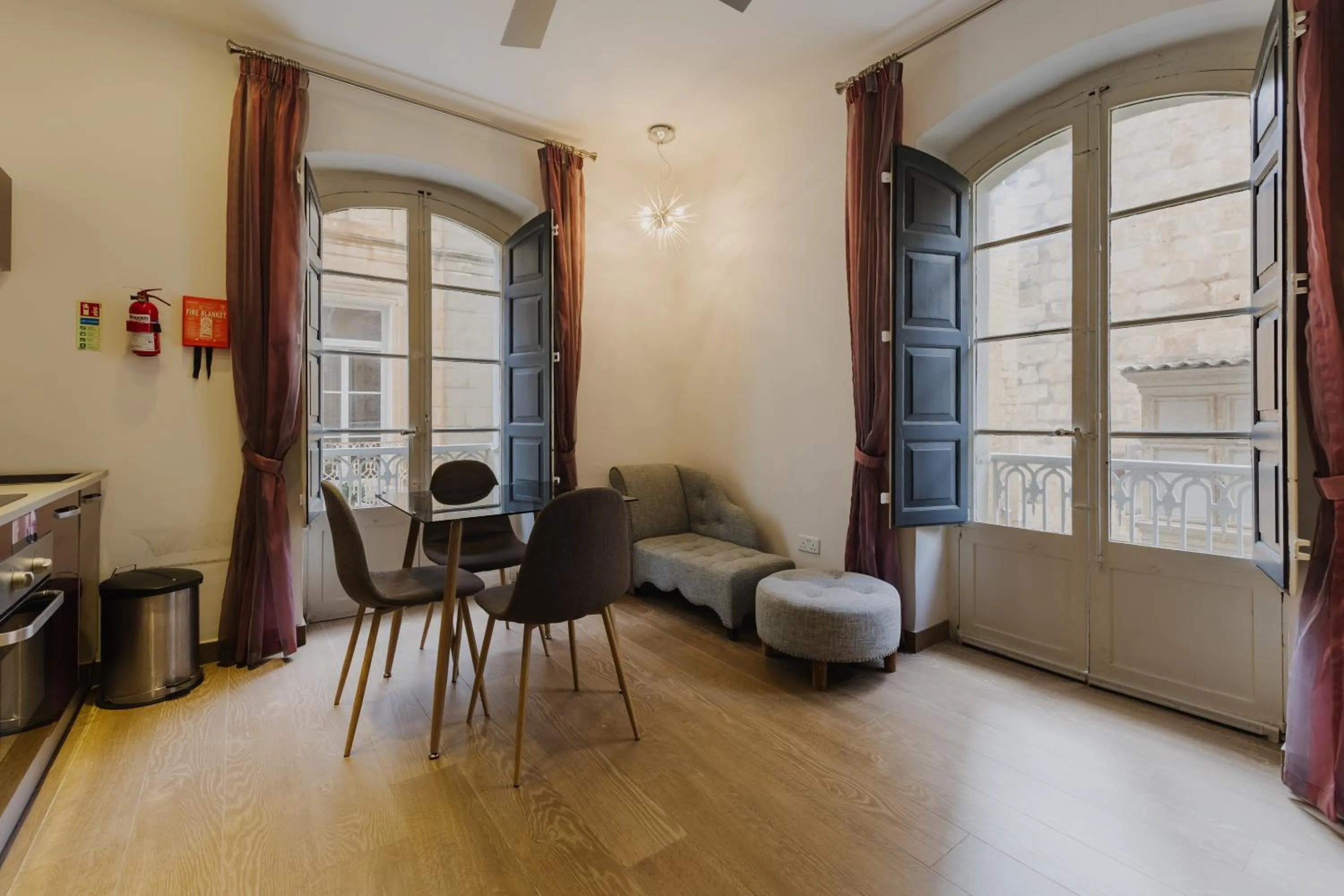 Dining area in Jean de Valette Boutique Living