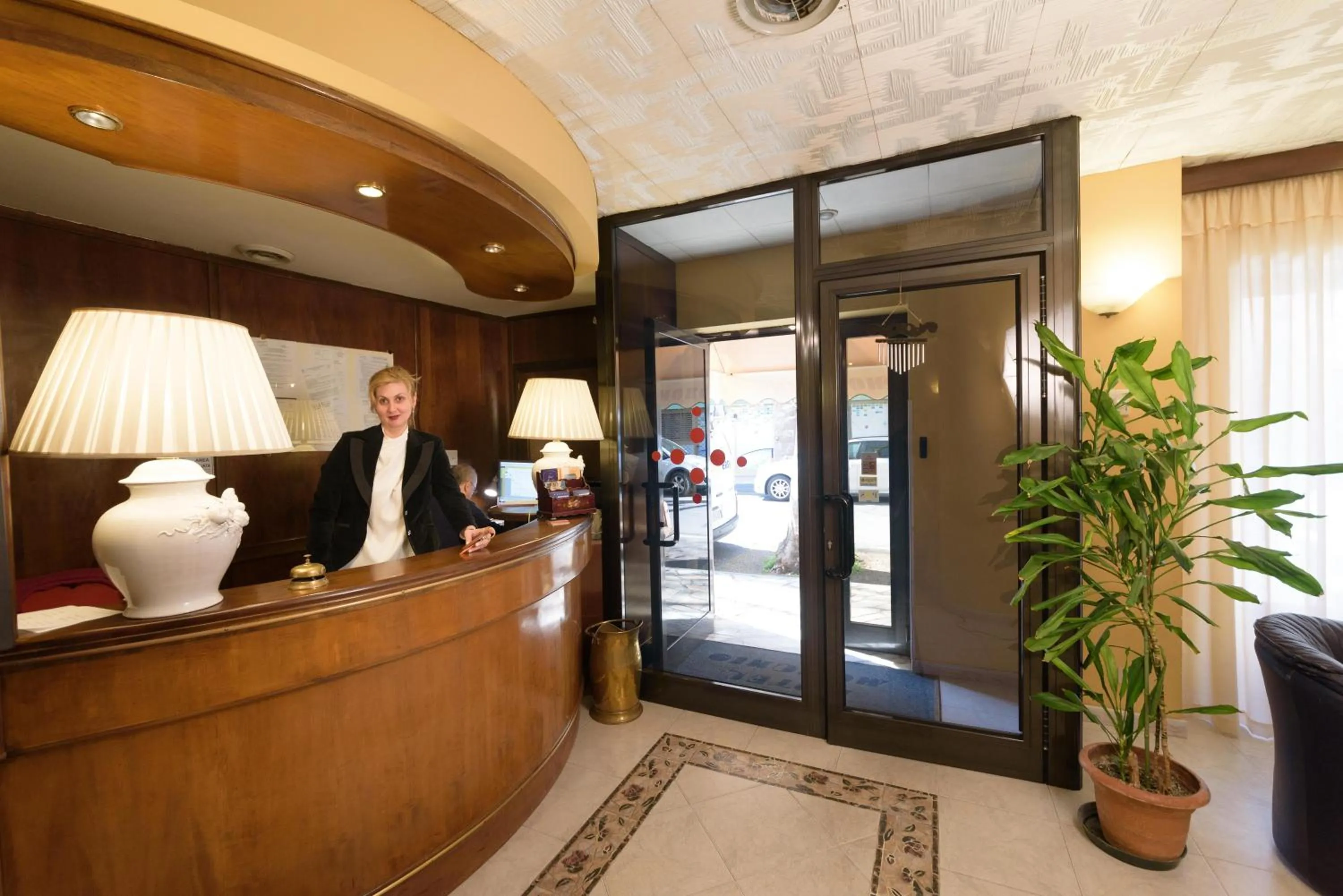 Lobby or reception in Hotel Morchio Mhotelsgroup