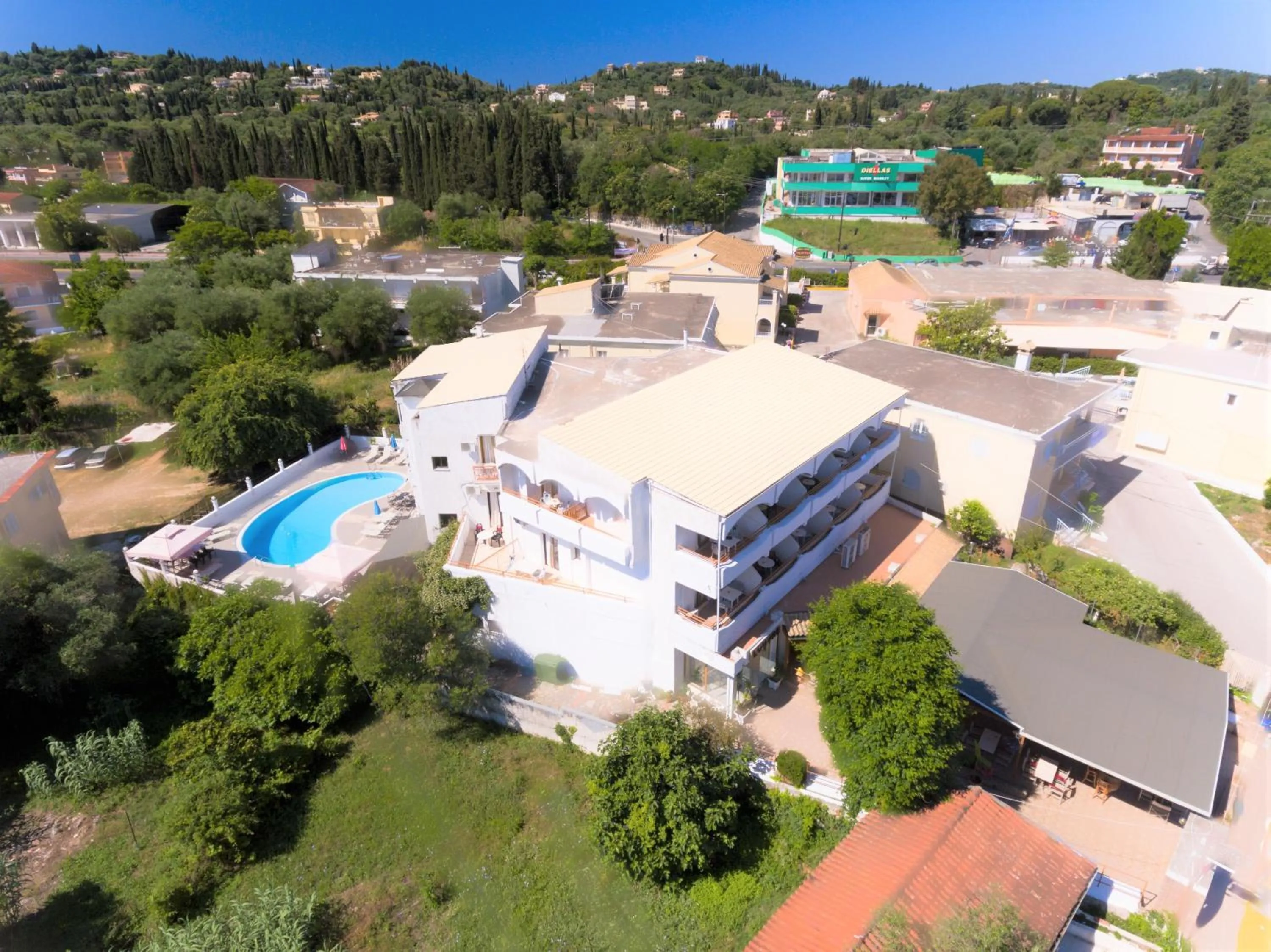 Bird's eye view in Louvre Hotel