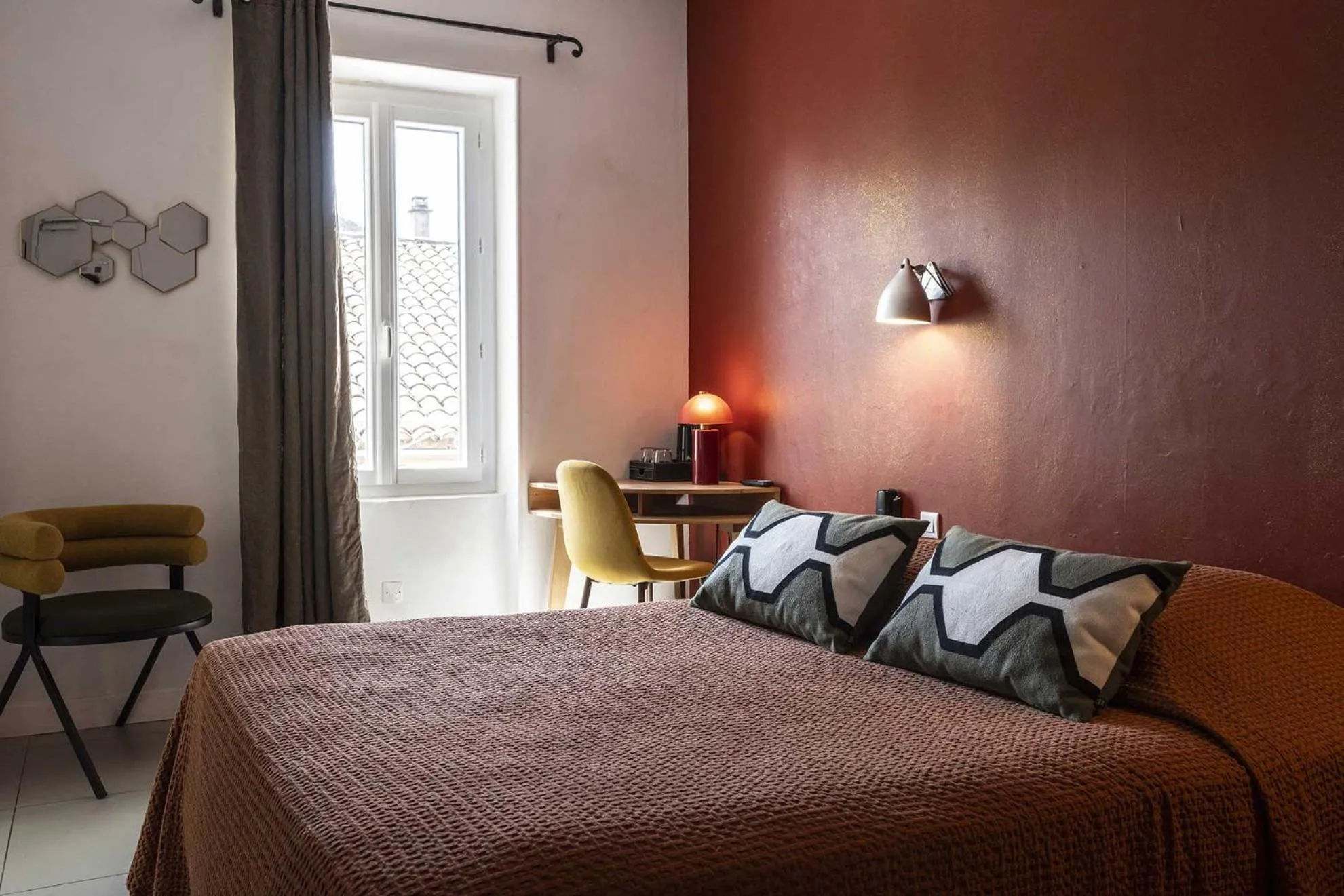 Bed in Hotel Burrhus