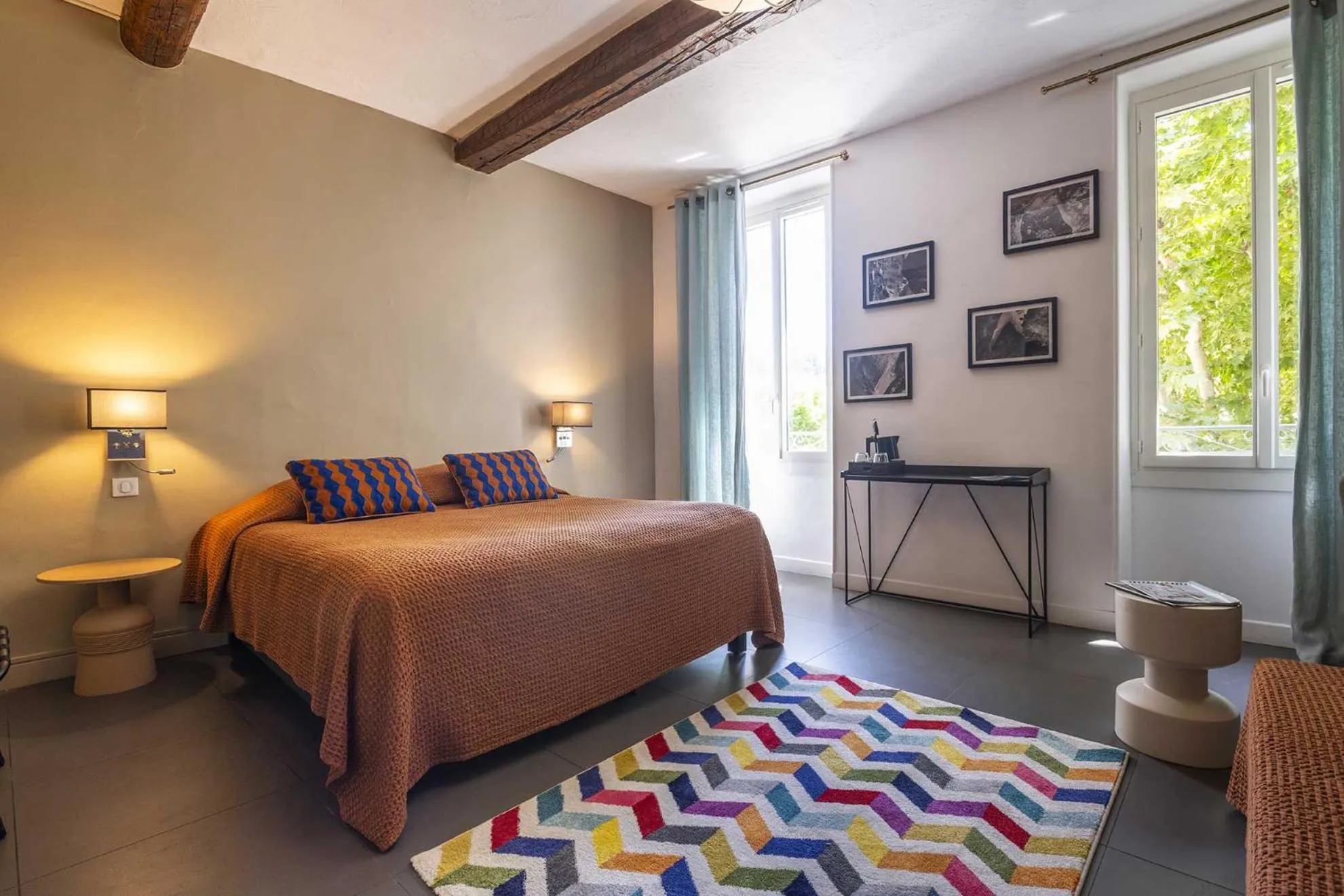 Bed in Hotel Burrhus