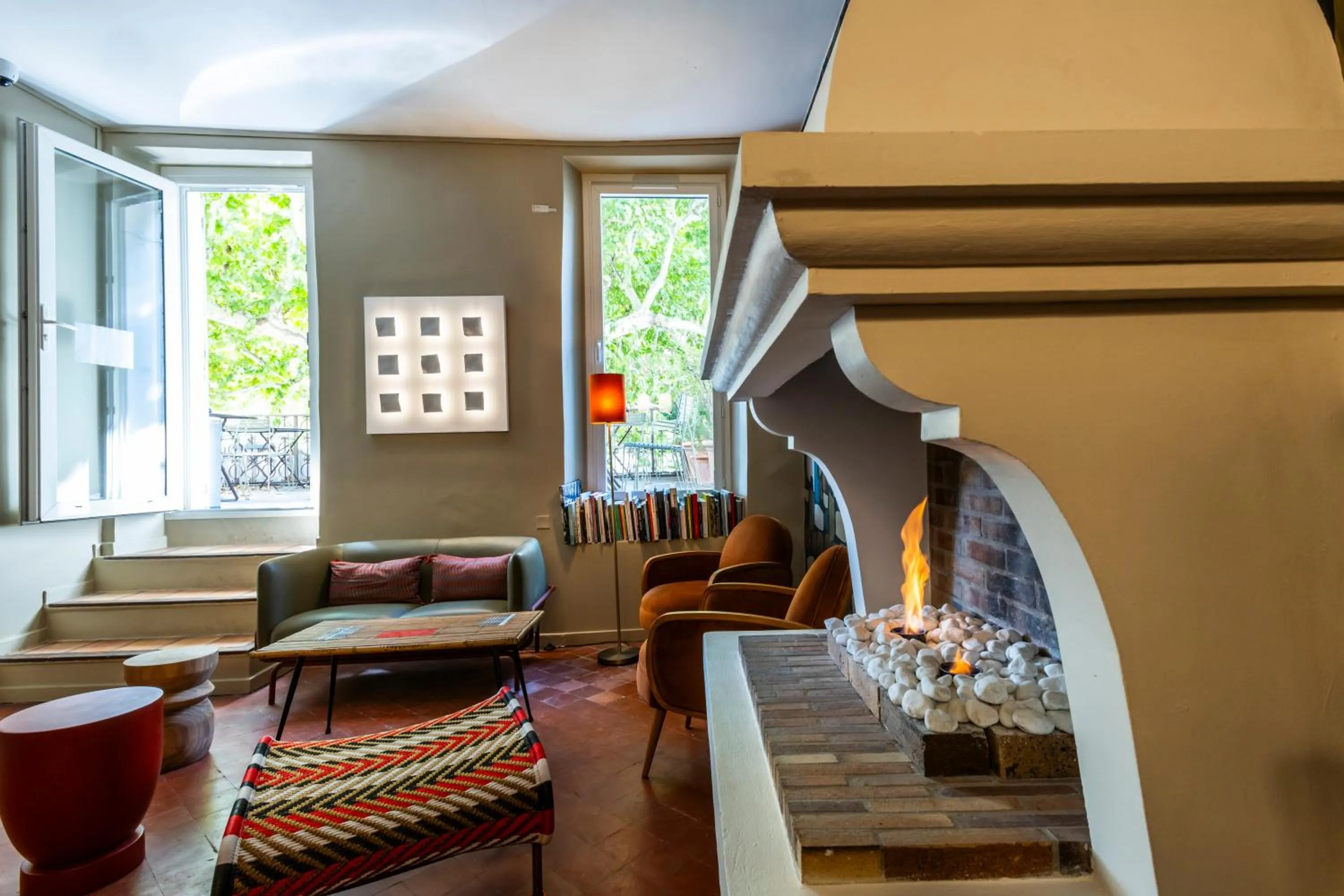 Living room in Hotel Burrhus