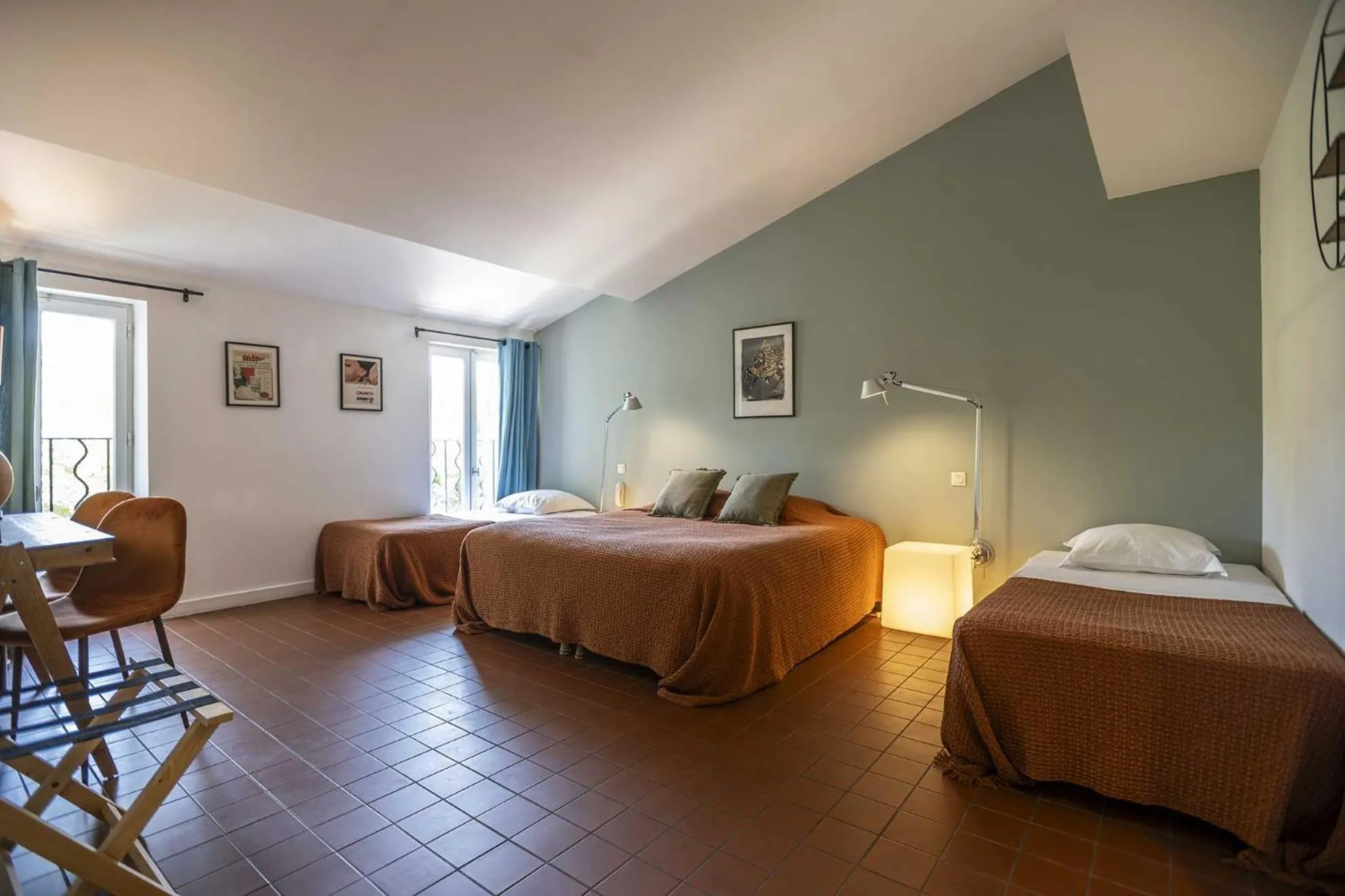 Bed in Hotel Burrhus