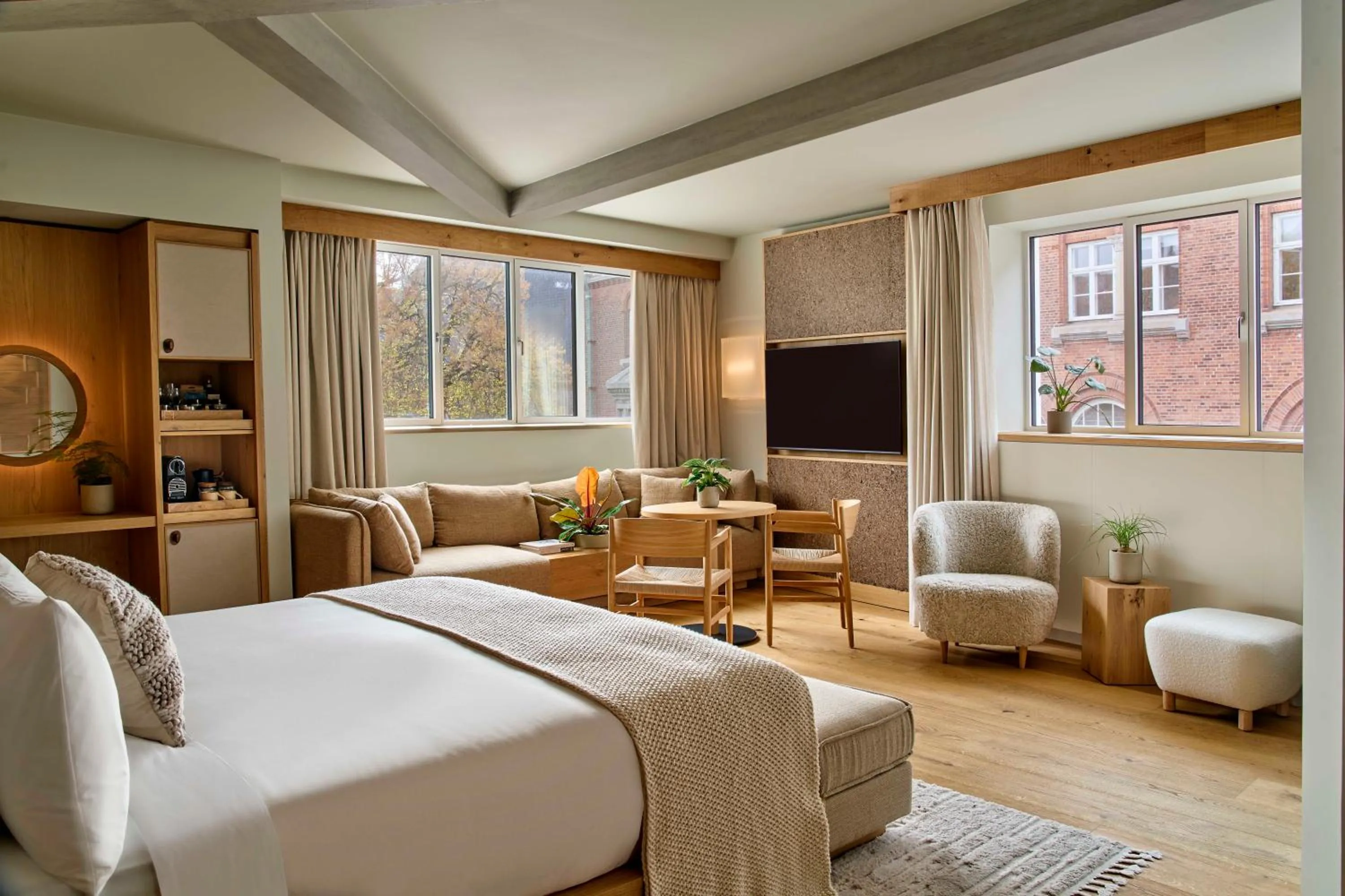 Living room, Bed in 1 Hotel Copenhagen