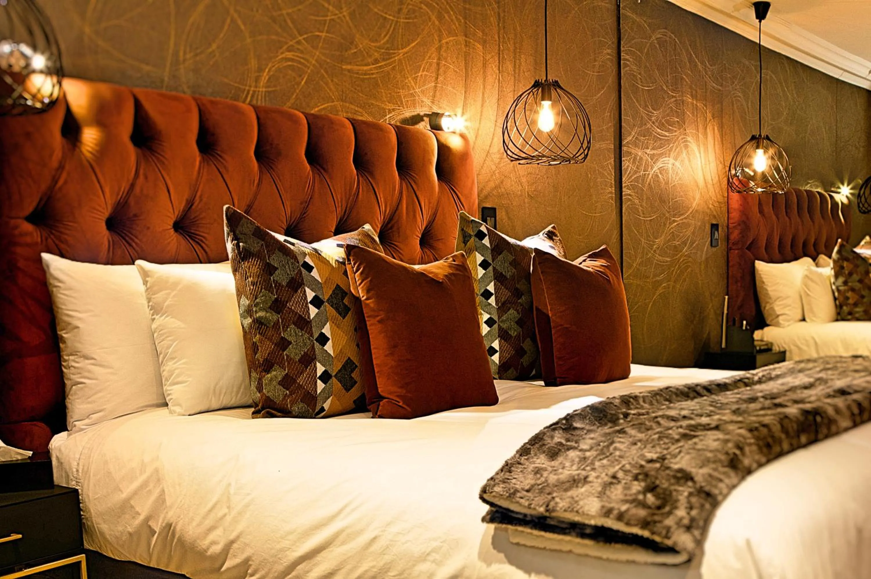 Bed in Kgarebana Boutique Guesthouse