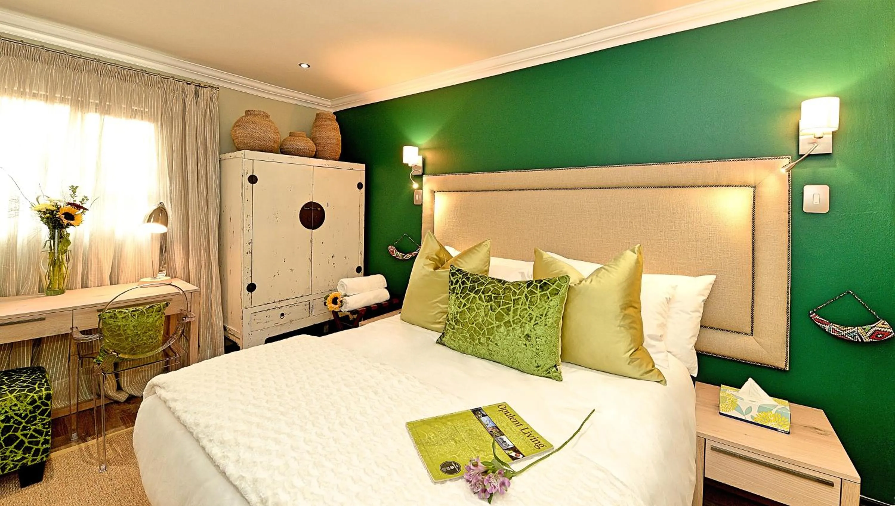 Bed in Kgarebana Boutique Guesthouse