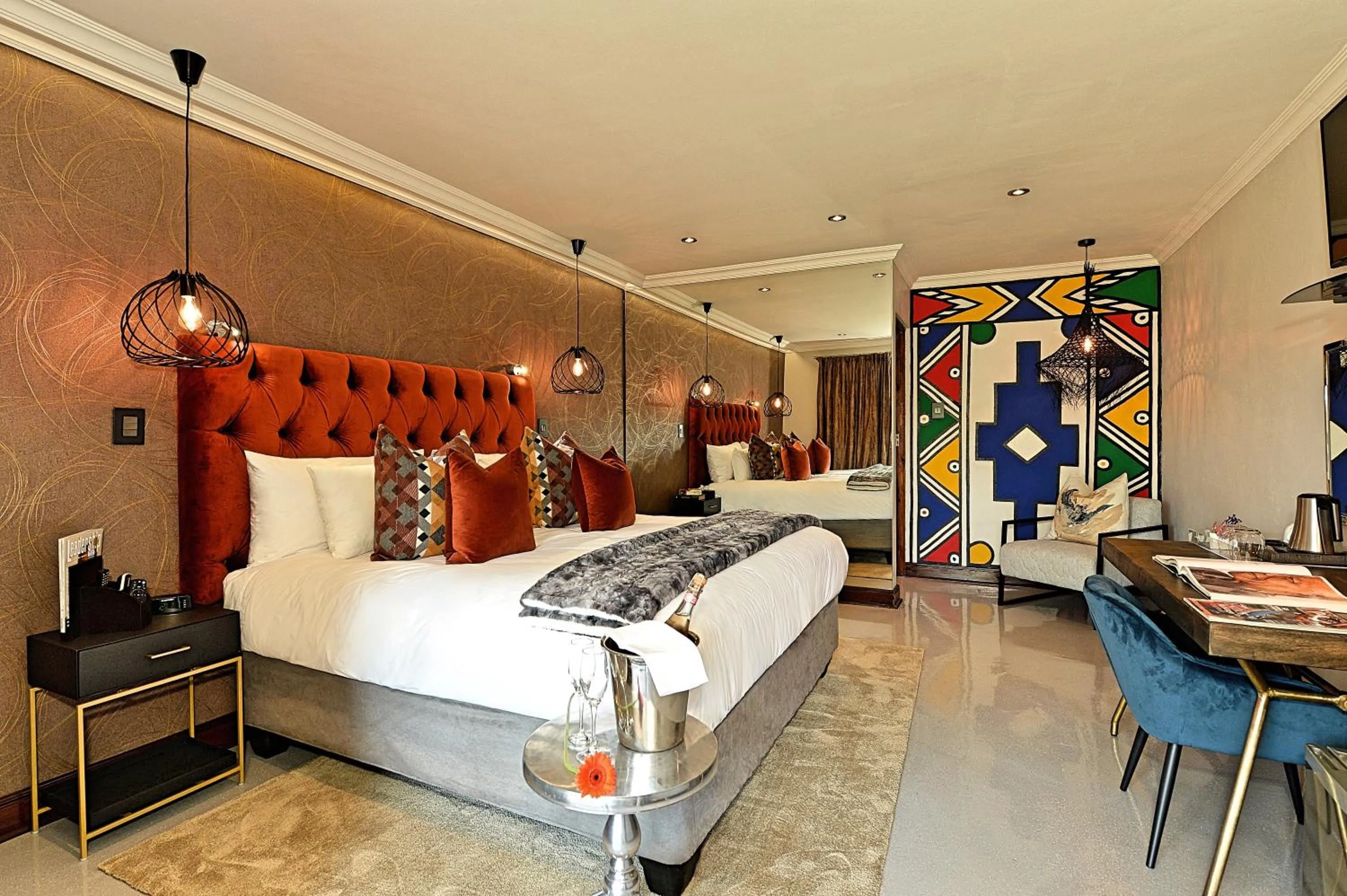 Photo of the whole room, Bed in Kgarebana Boutique Guesthouse
