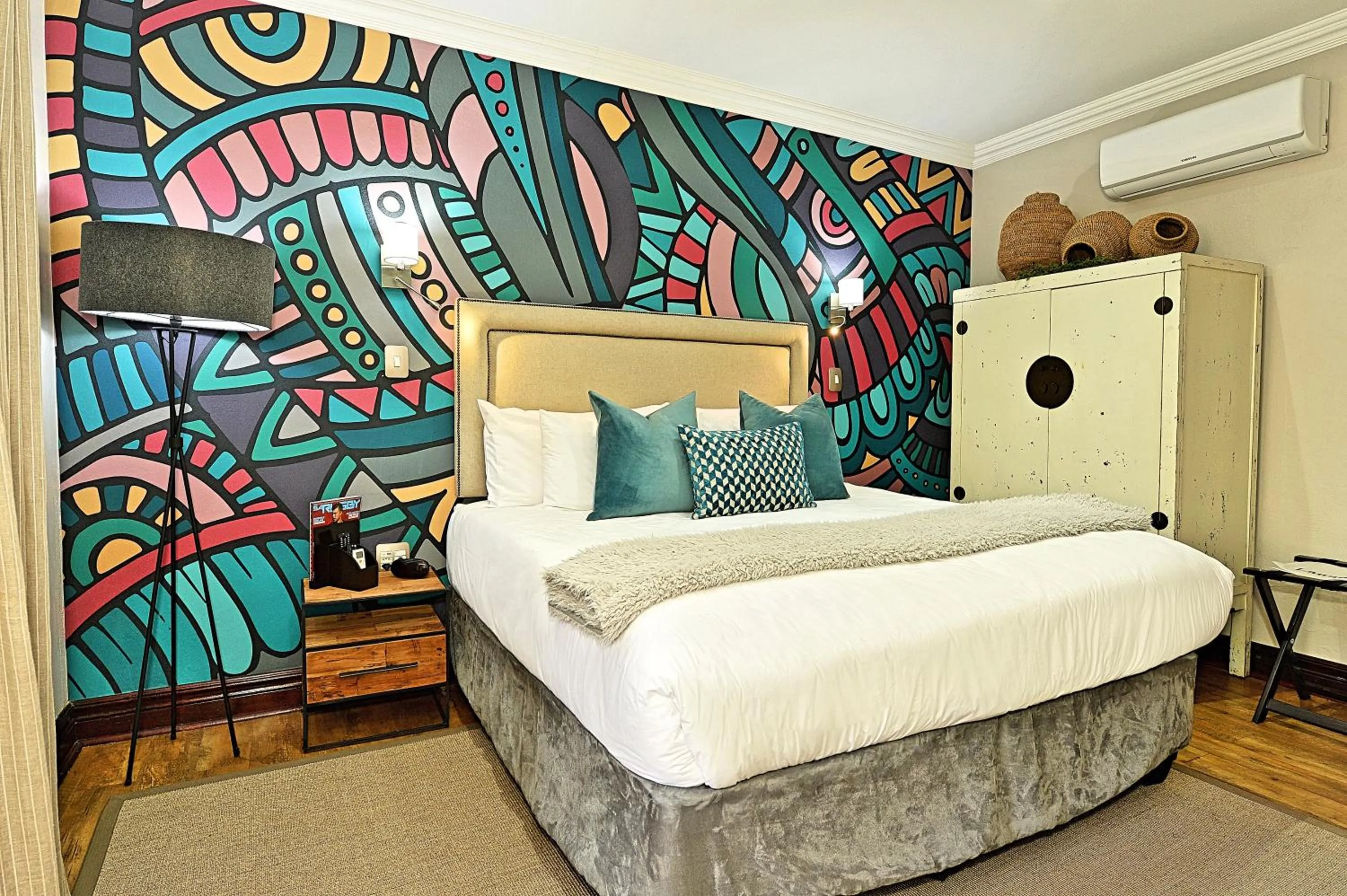 Bed in Kgarebana Boutique Guesthouse