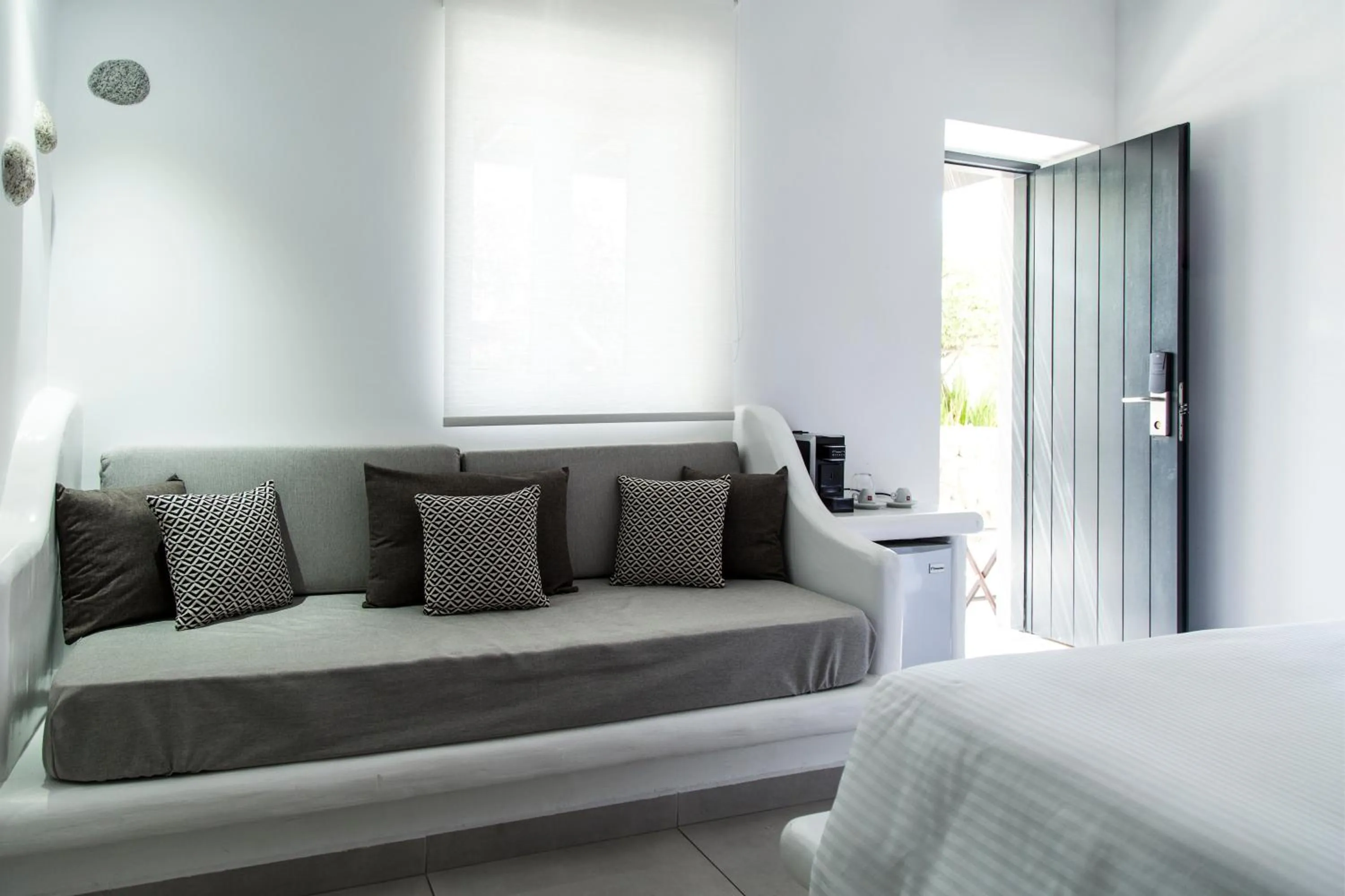 Bed in My Mykonos Hotel