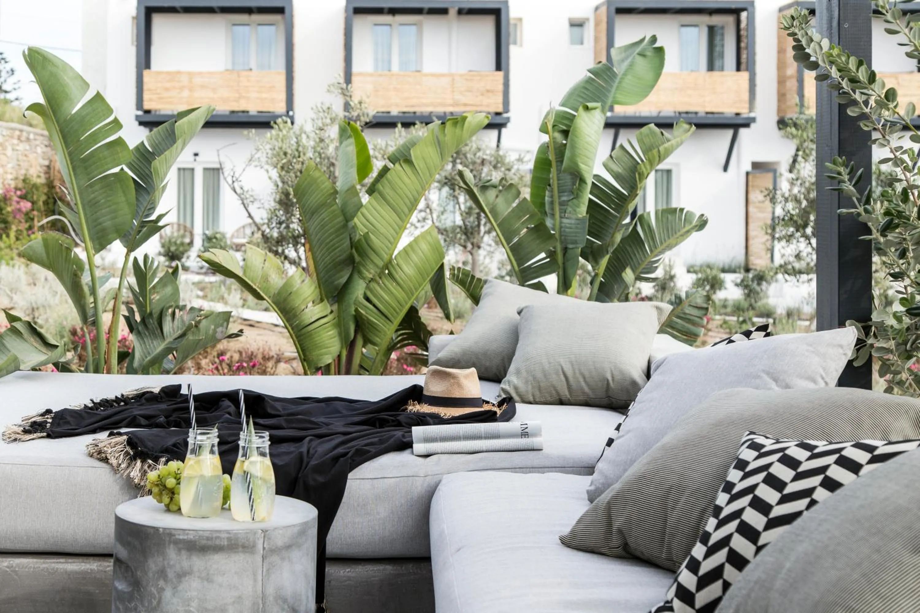 Seating area in My Mykonos Hotel