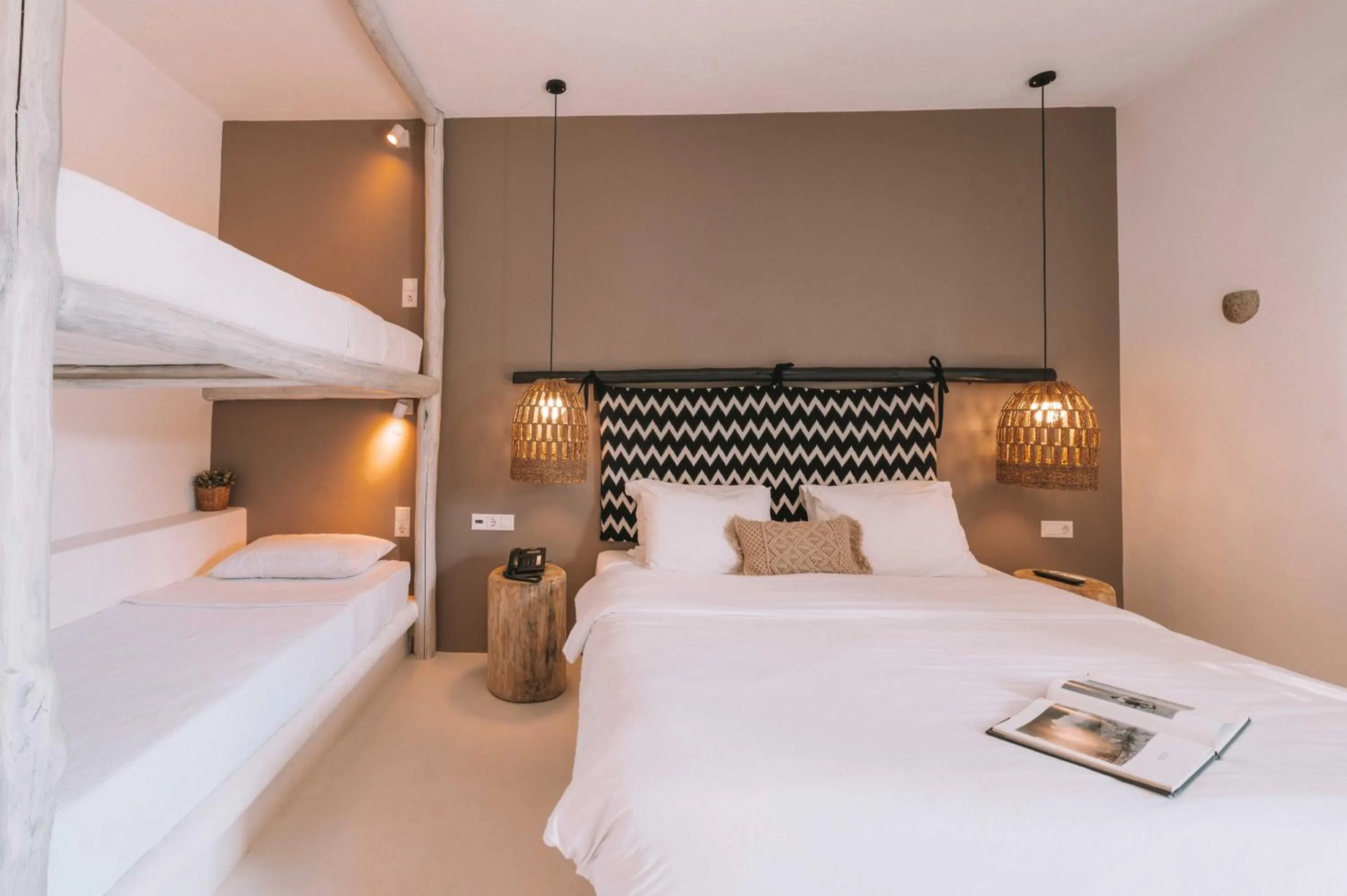 Bedroom, Bed in My Mykonos Hotel