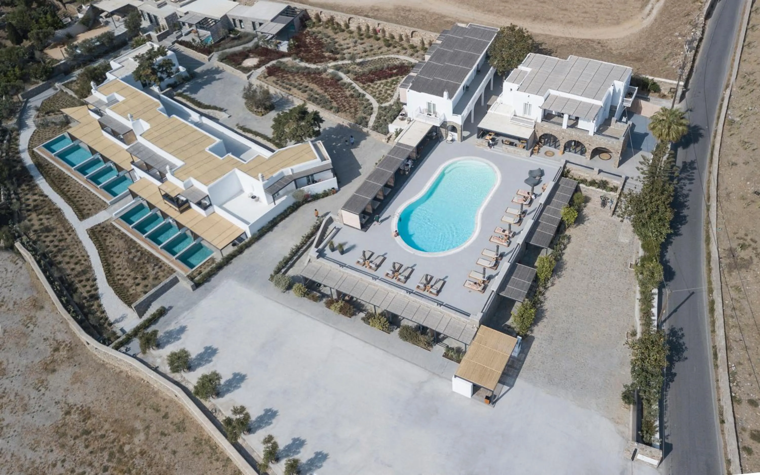 Bird's eye view in My Mykonos Hotel