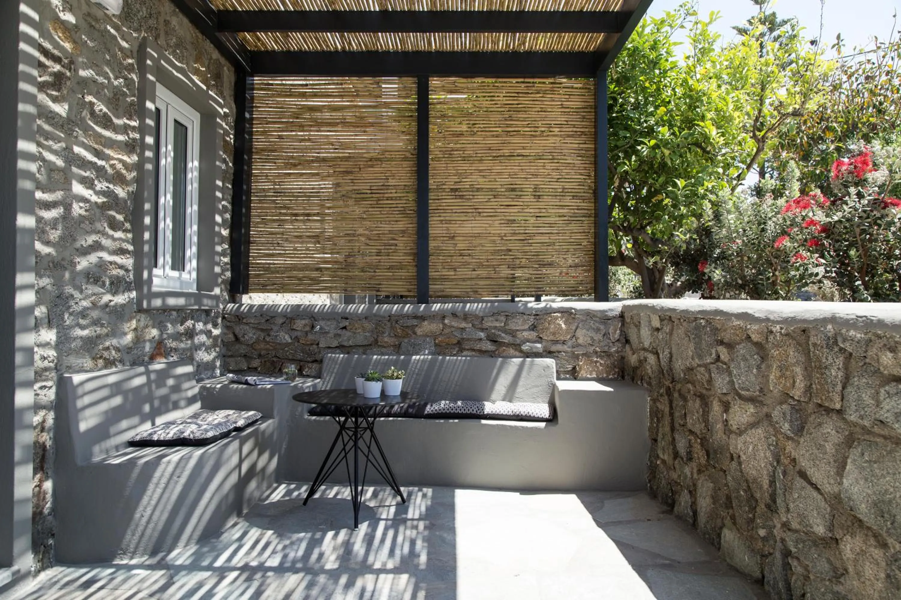 Patio in My Mykonos Hotel