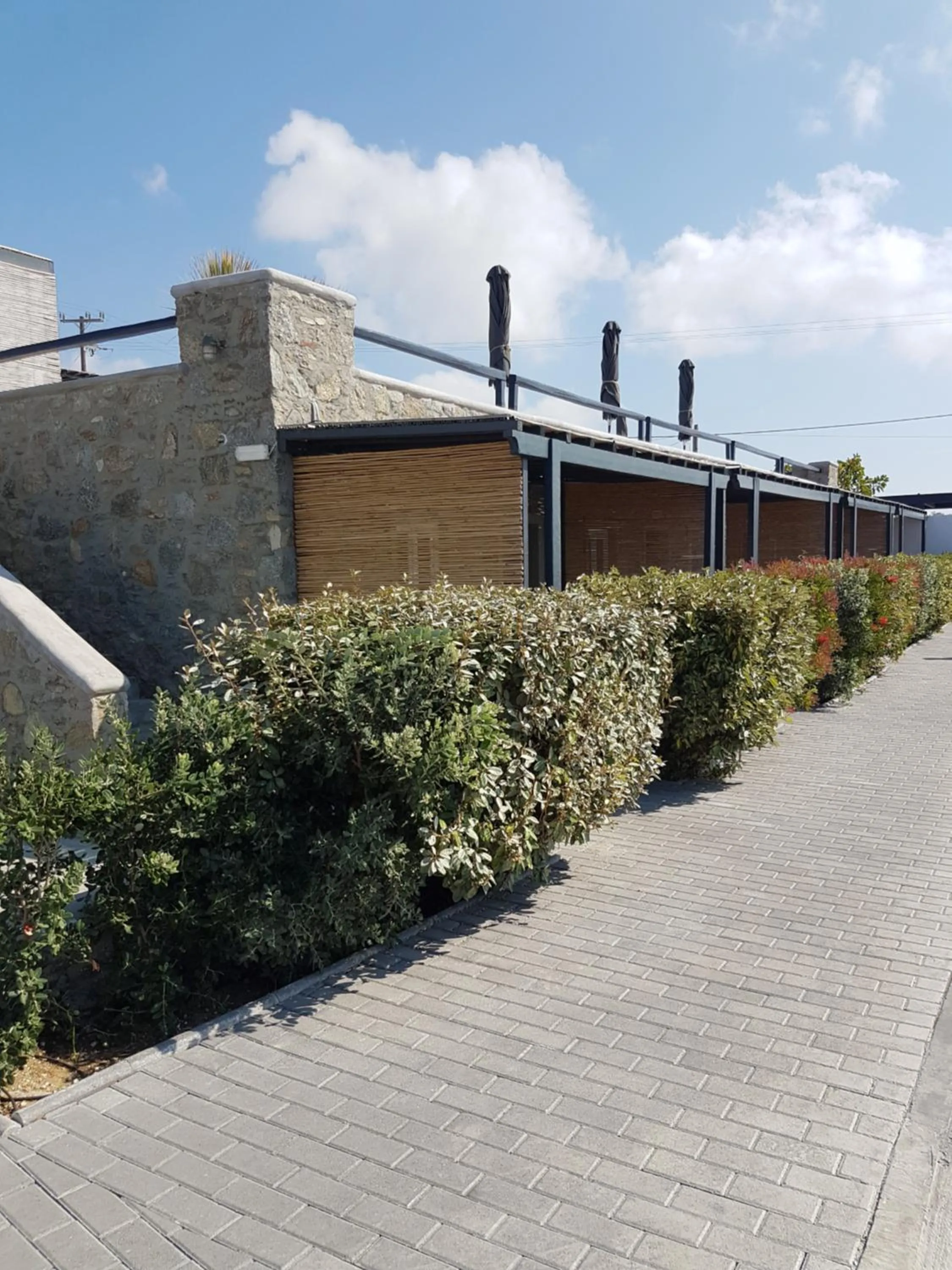 Inner courtyard view in My Mykonos Hotel