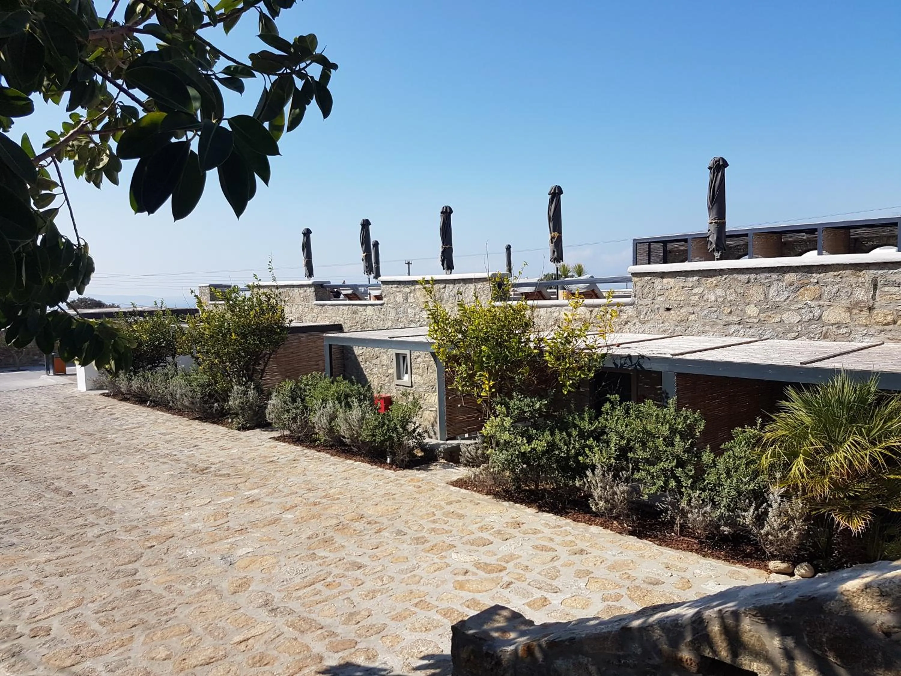Inner courtyard view in My Mykonos Hotel