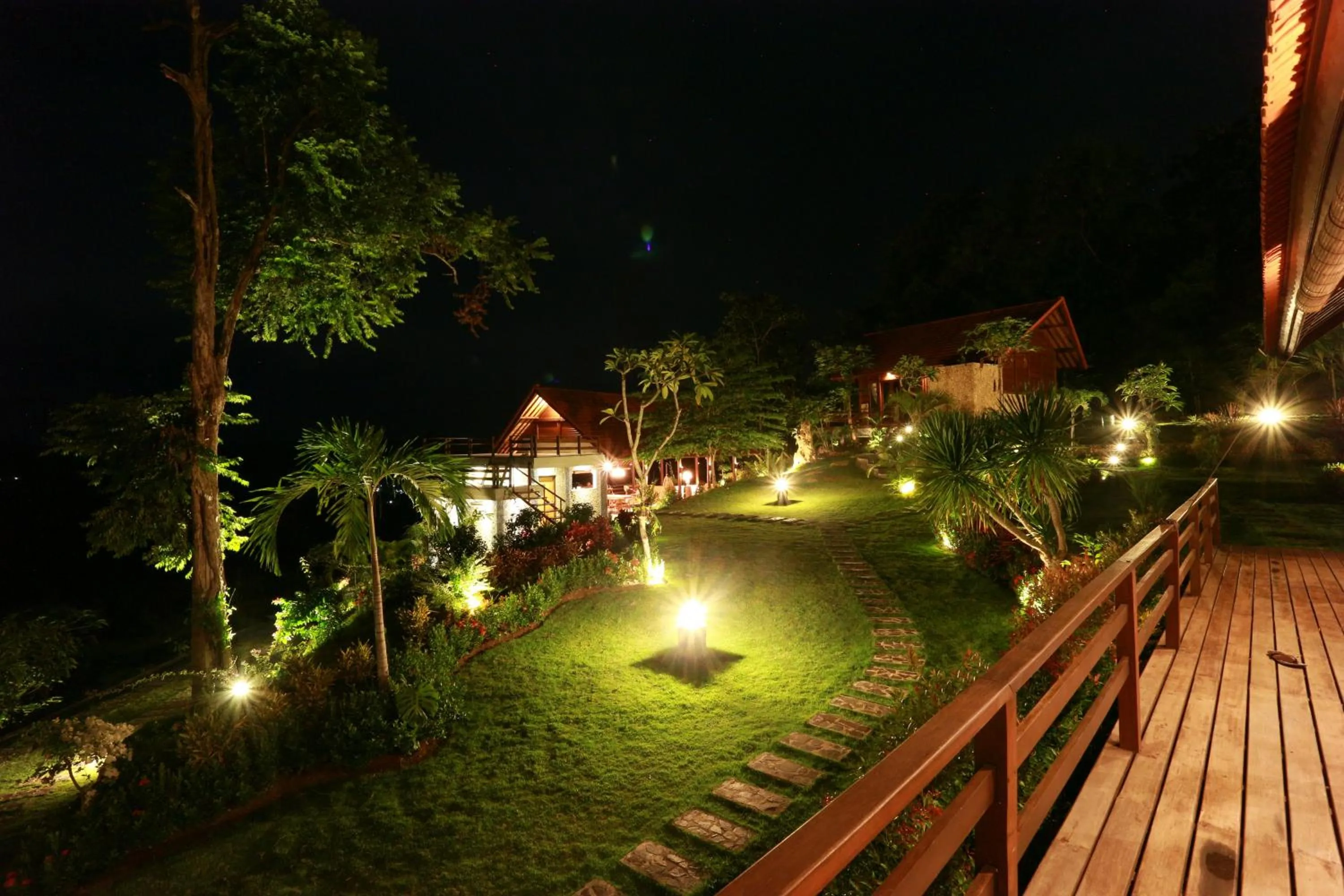 Garden view in Villa Domanik
