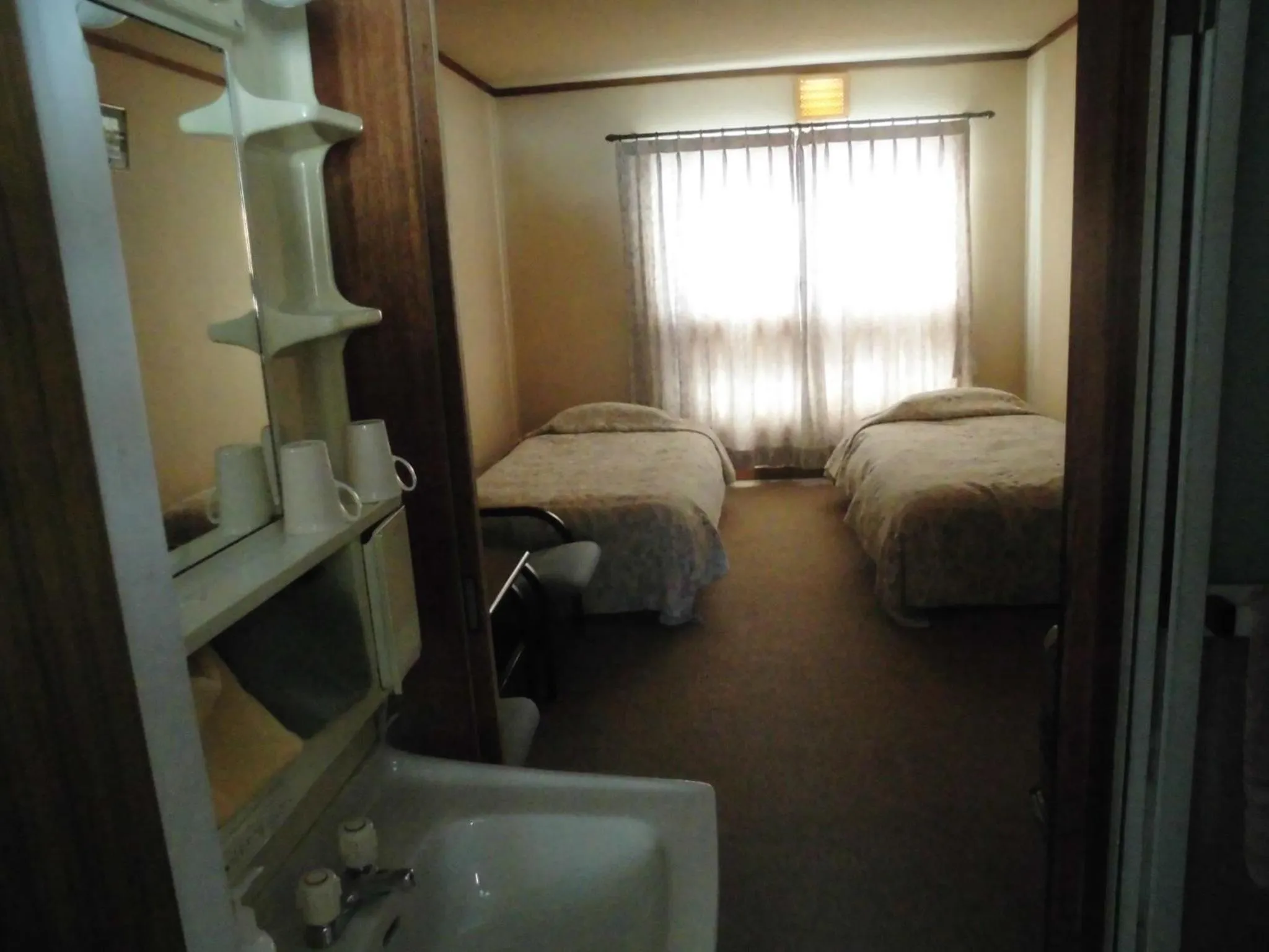 Bed in Lodge Villa Happo