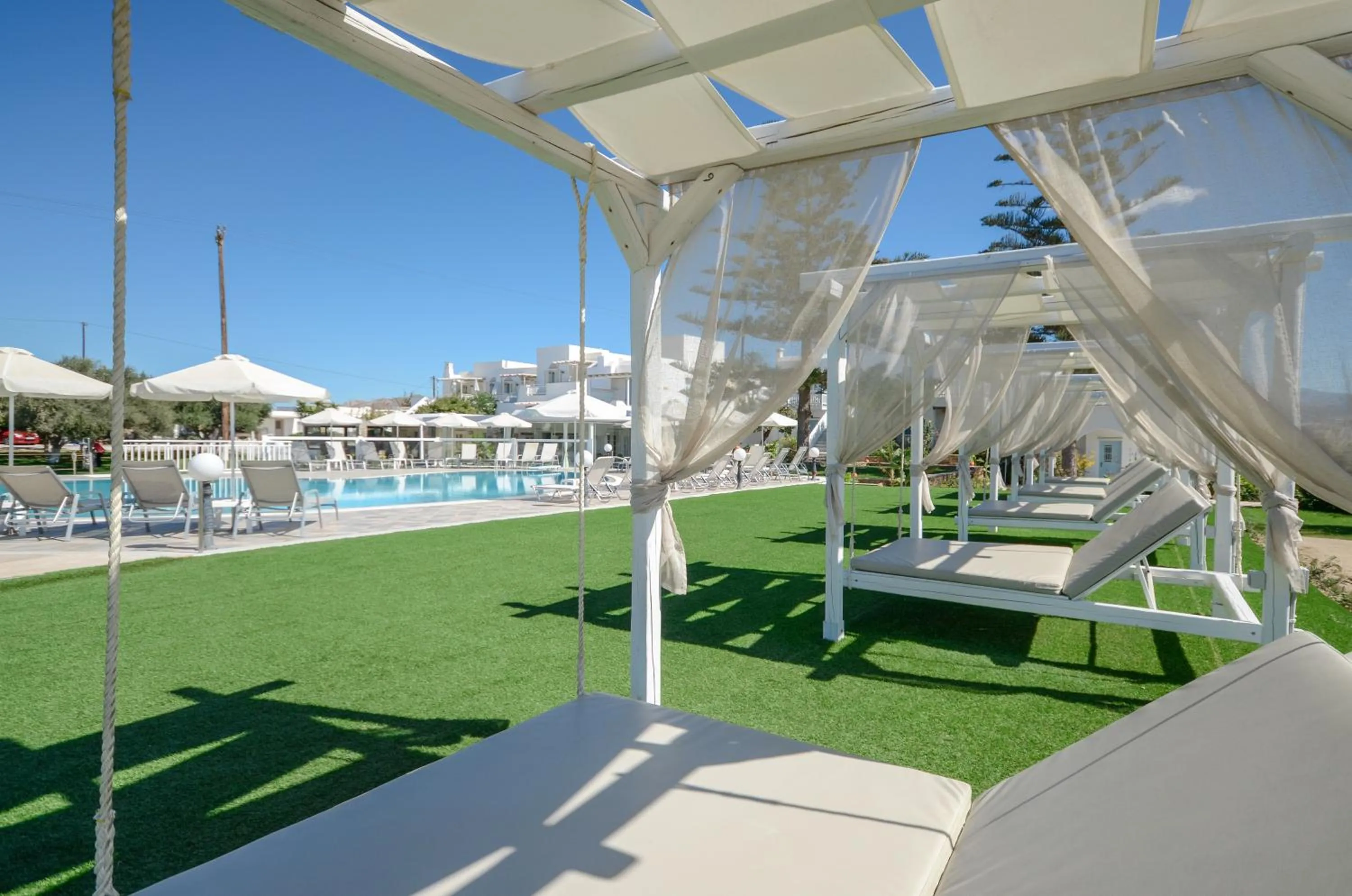 Patio in Birikos Hotel & Suites