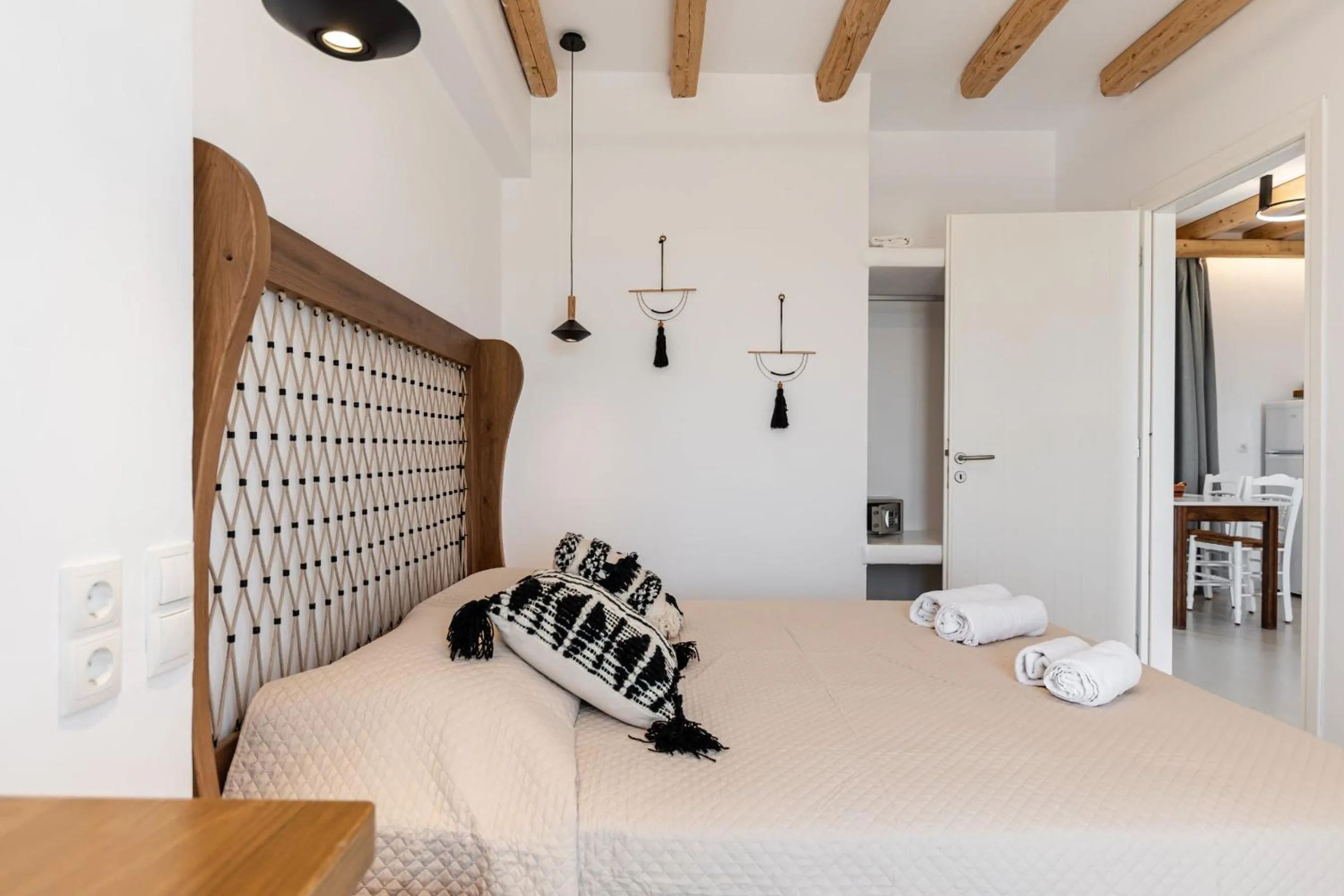 Bed in Birikos Hotel & Suites