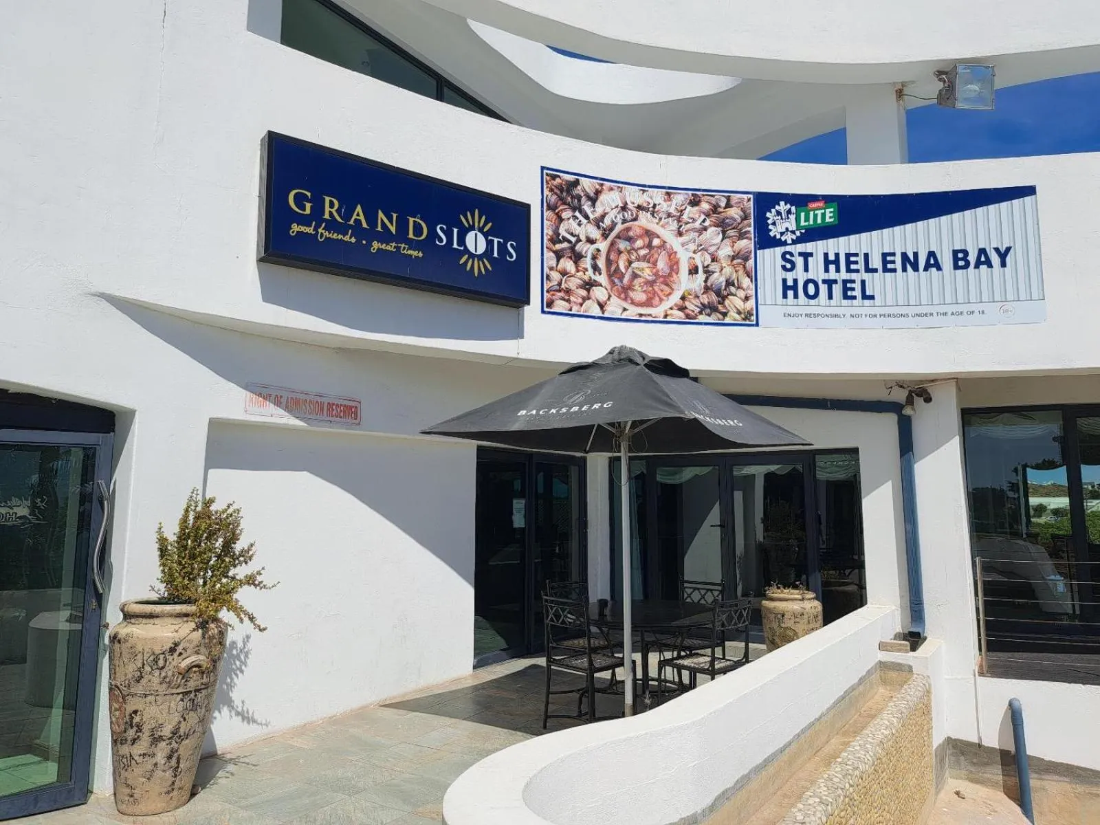 Property building in St Helena Bay Hotel