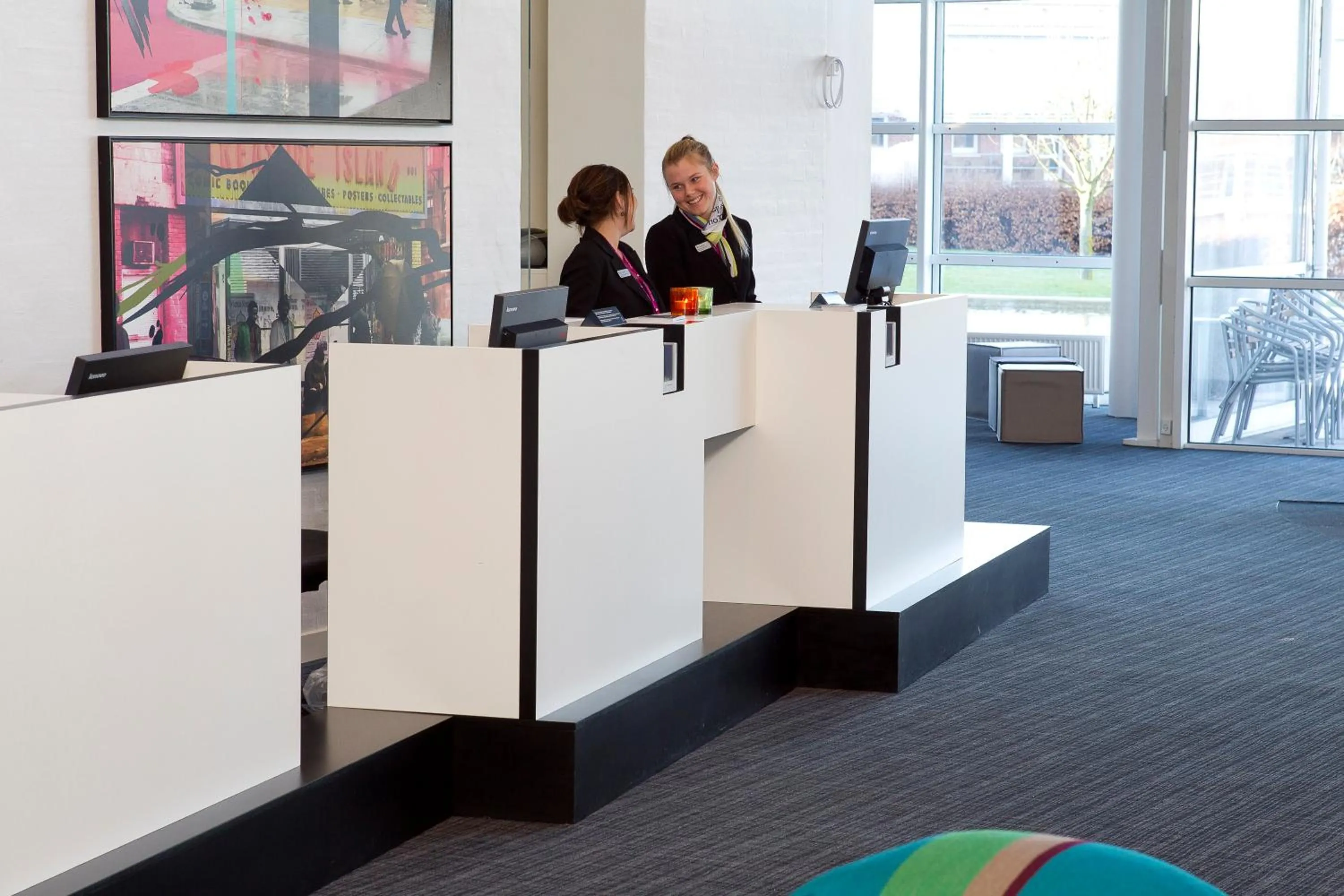 Lobby or reception in Comwell Middelfart