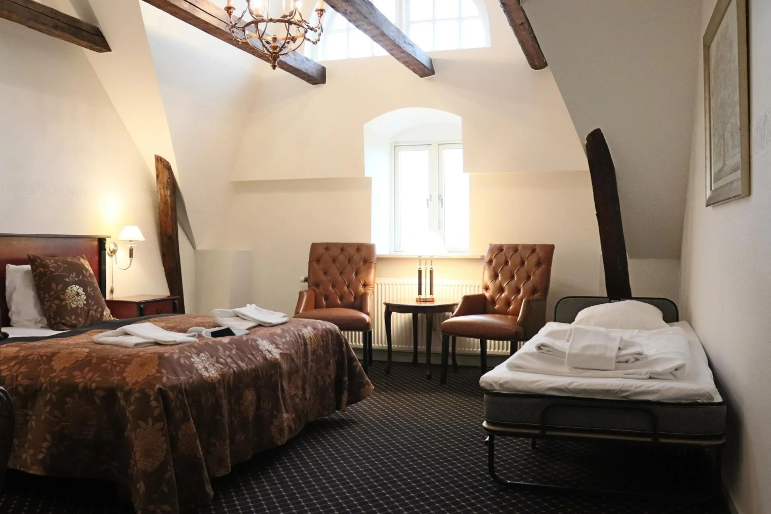 Bed in Milling Hotel Saxildhus