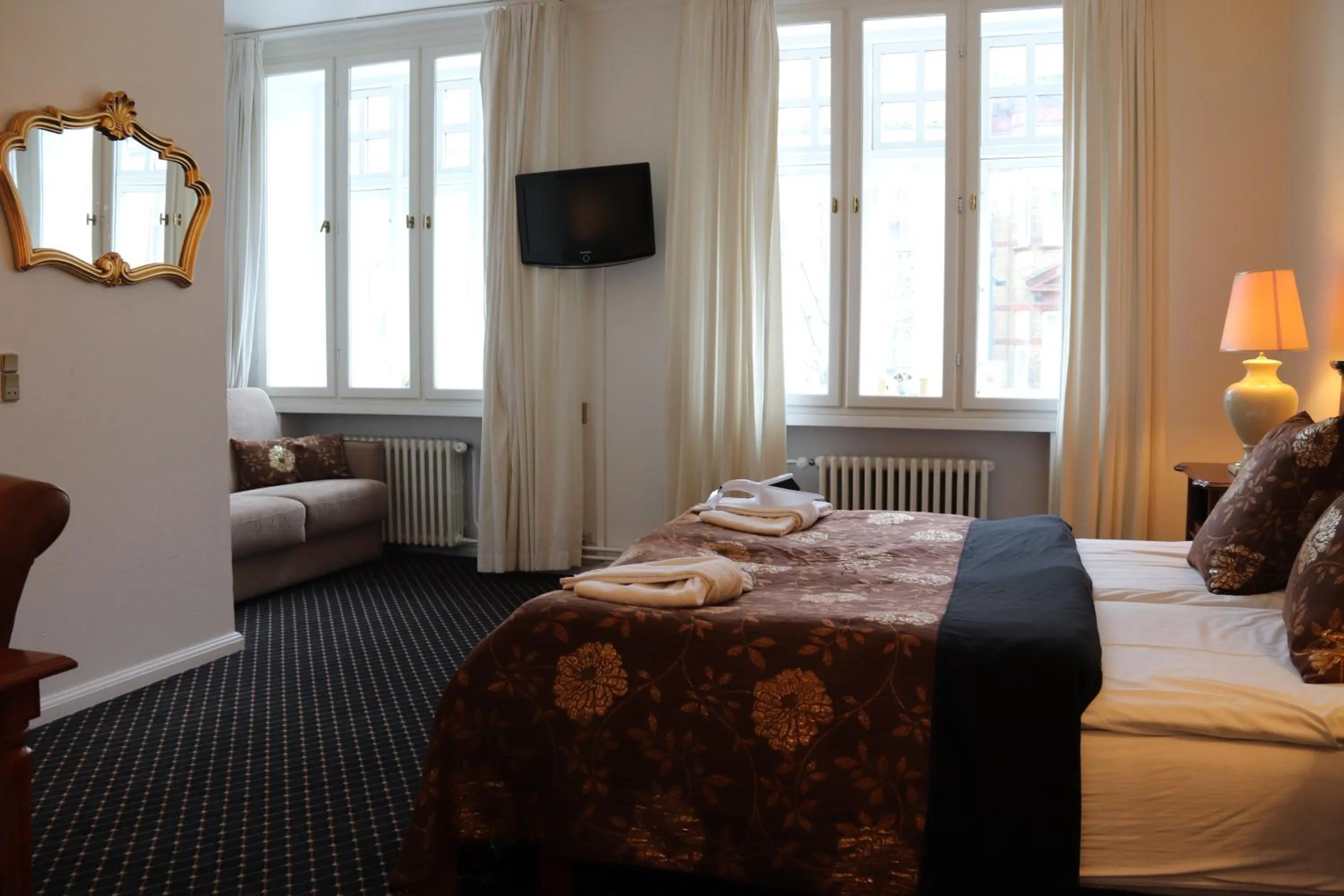 Bedroom, Bed in Milling Hotel Saxildhus