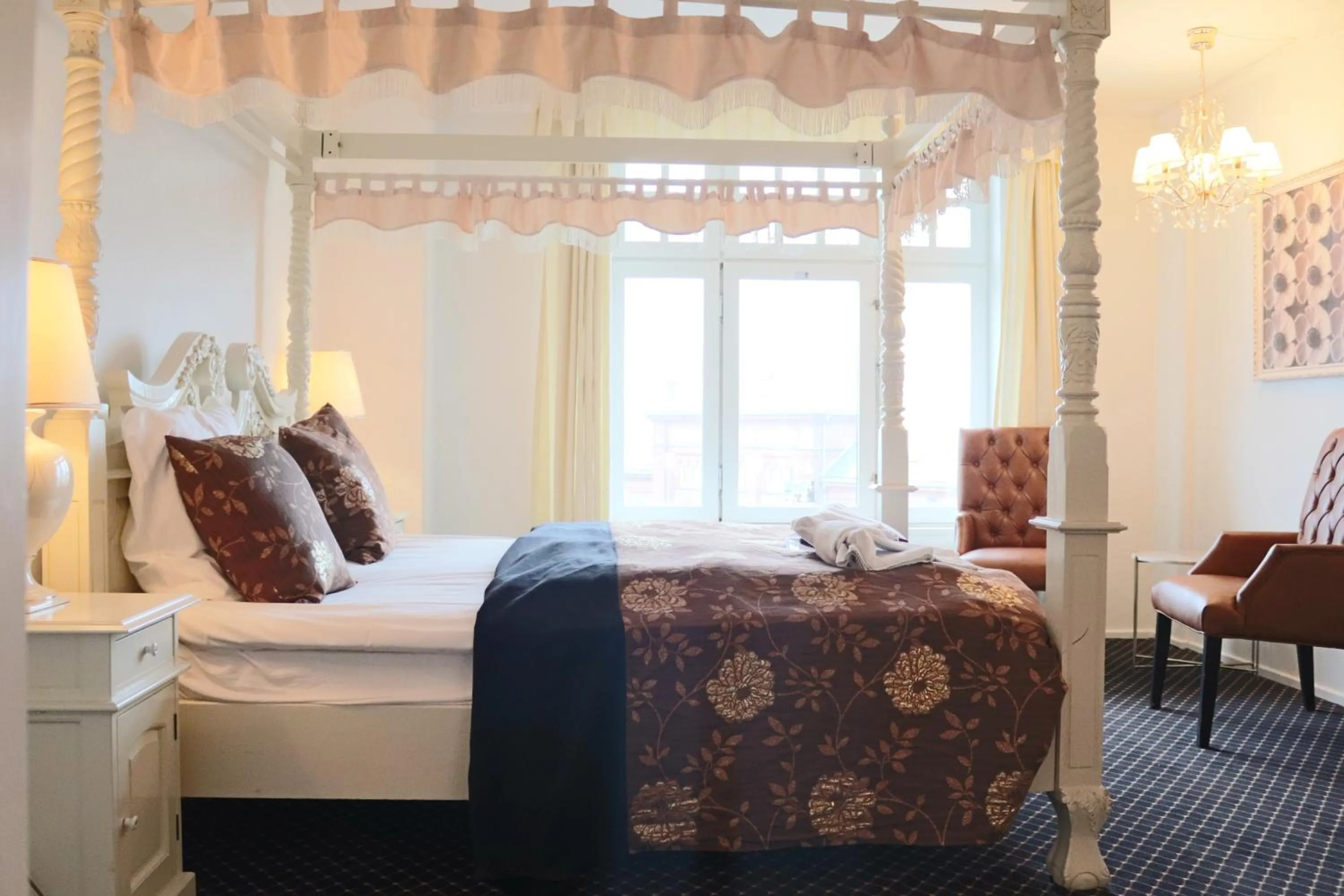 Bedroom, Bed in Milling Hotel Saxildhus