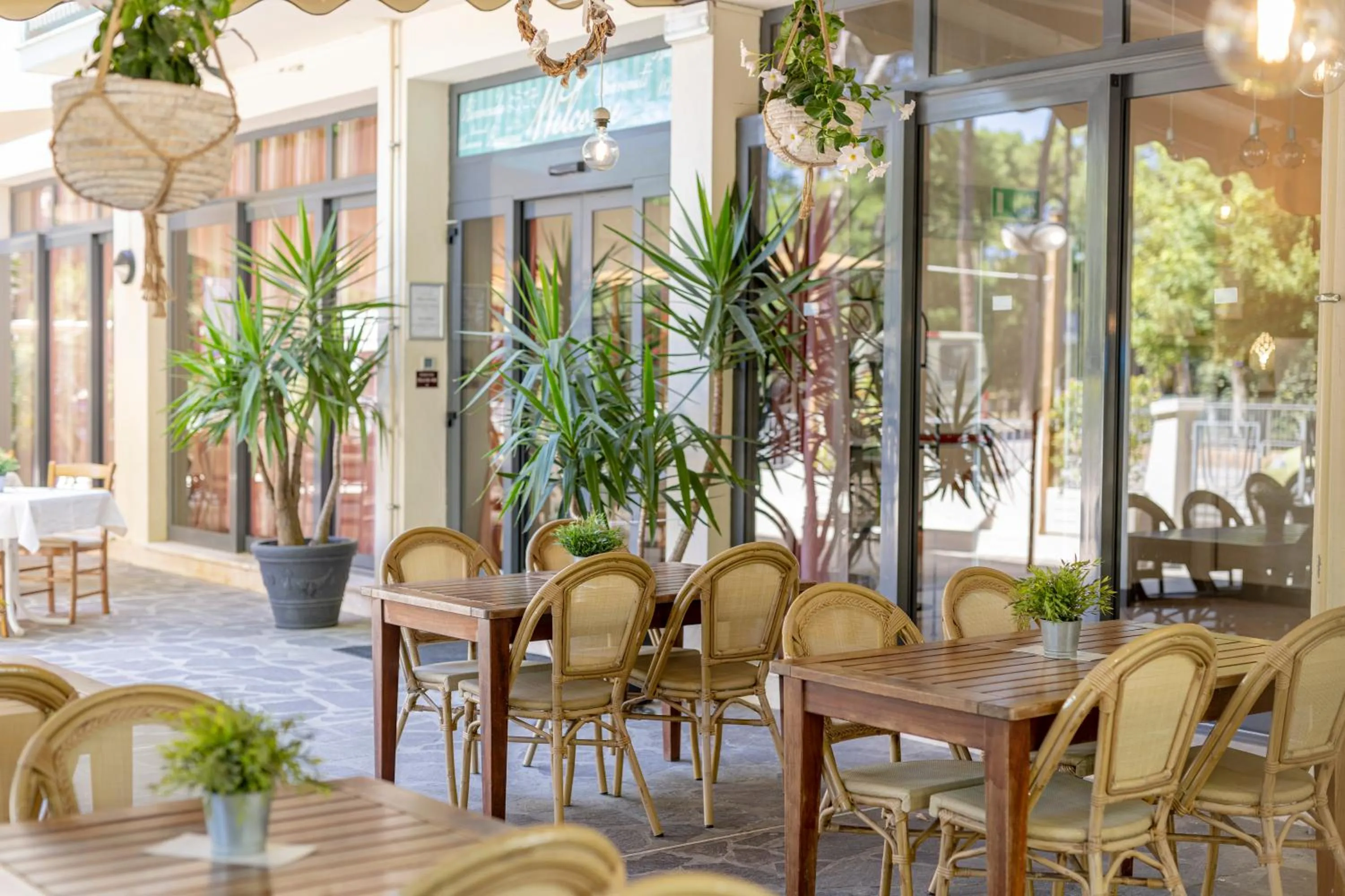 Inner courtyard view in Hotel Stella Del Mare