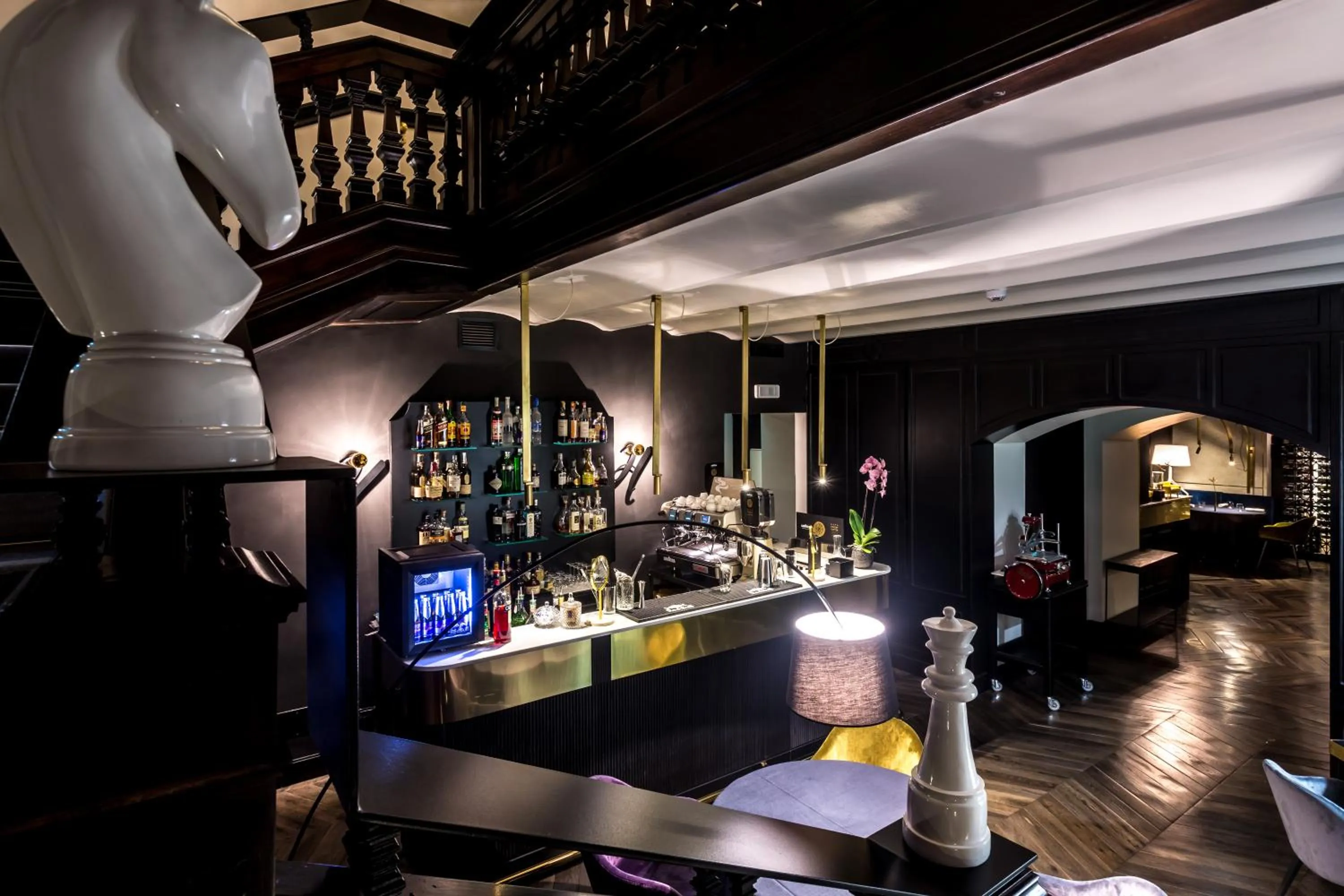 Lounge or bar in Hotel The Haven Roma