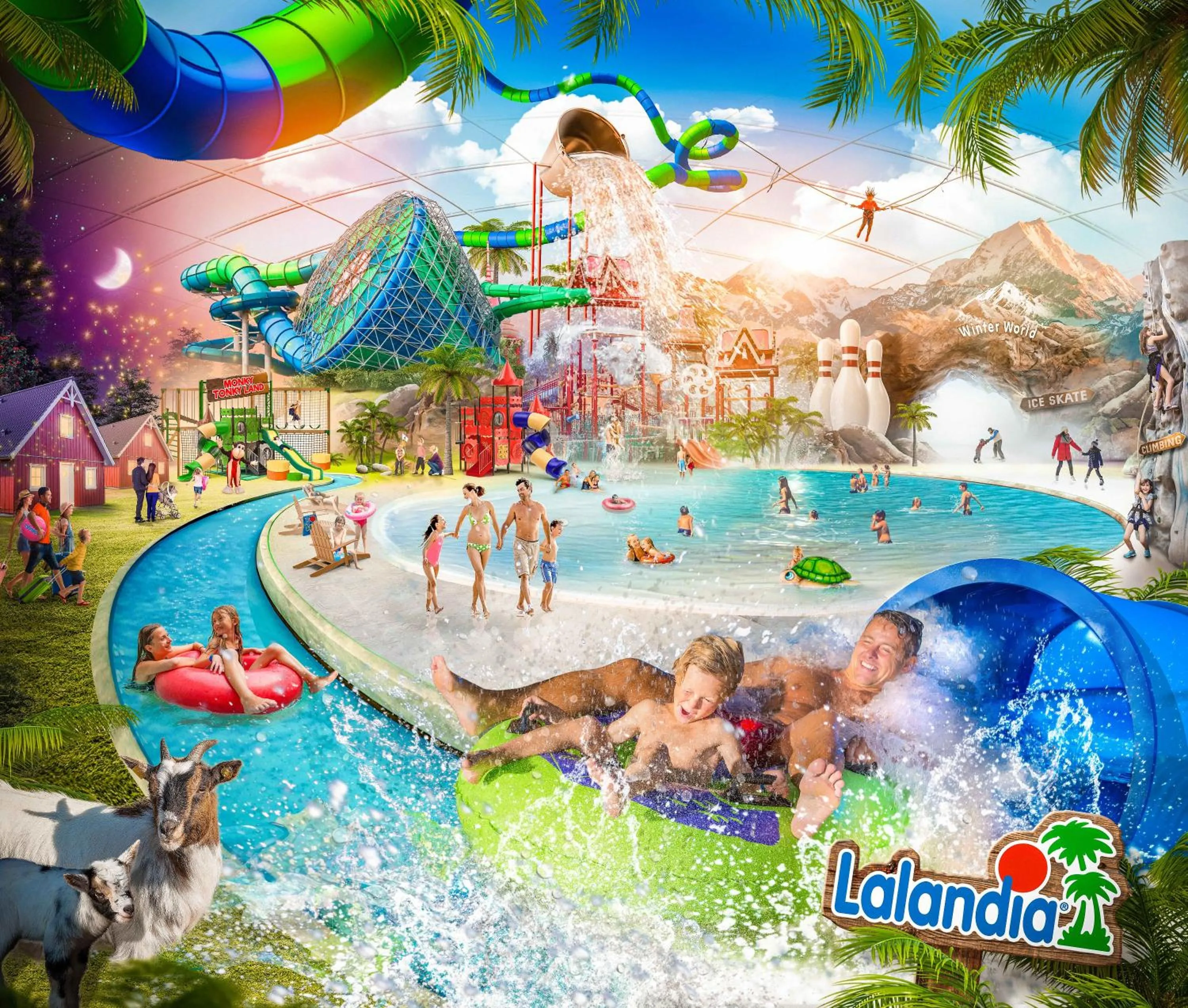 Aqua park in Lalandia Rødby