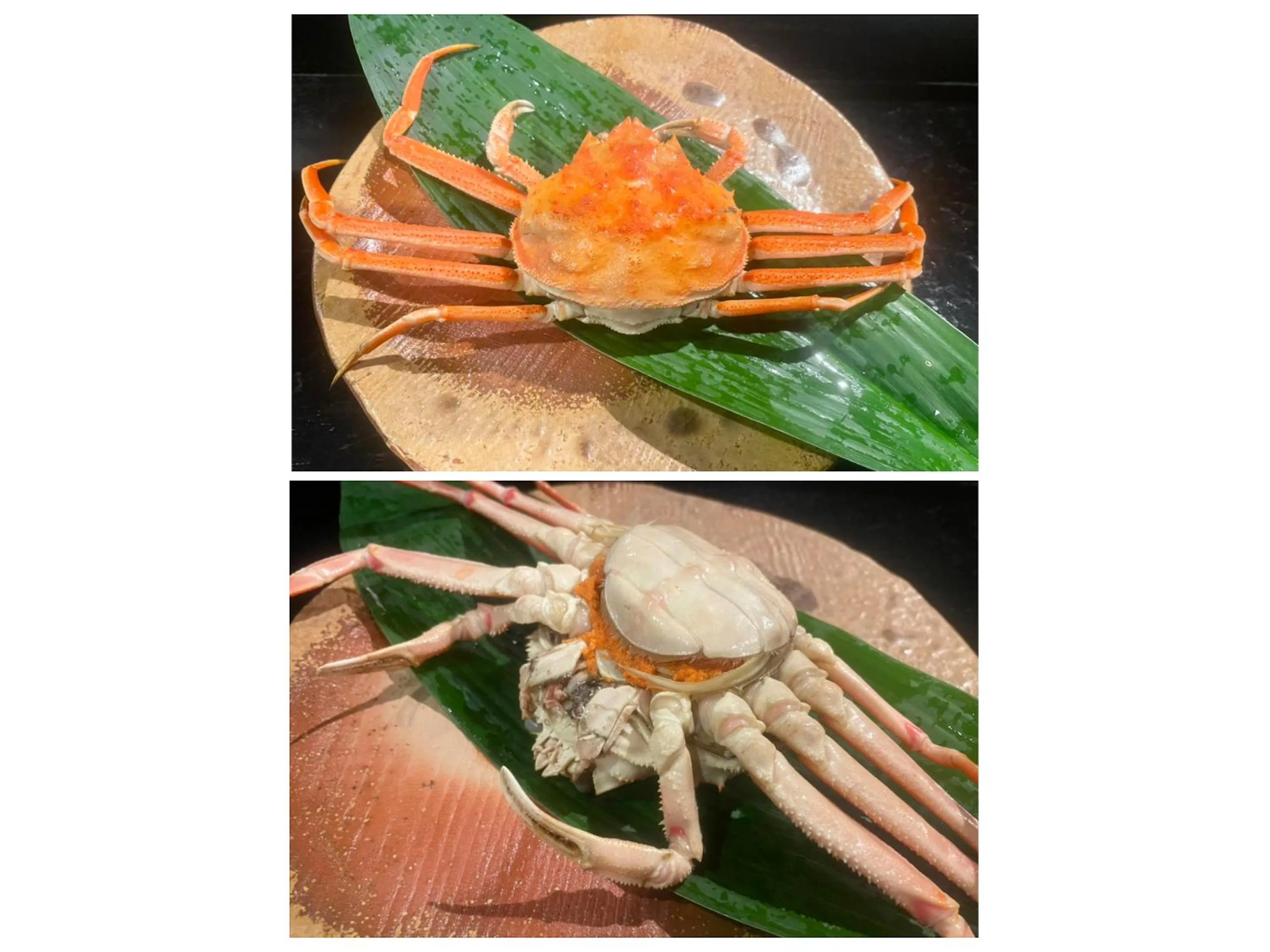 Food close-up in Kagetsu Ryokan