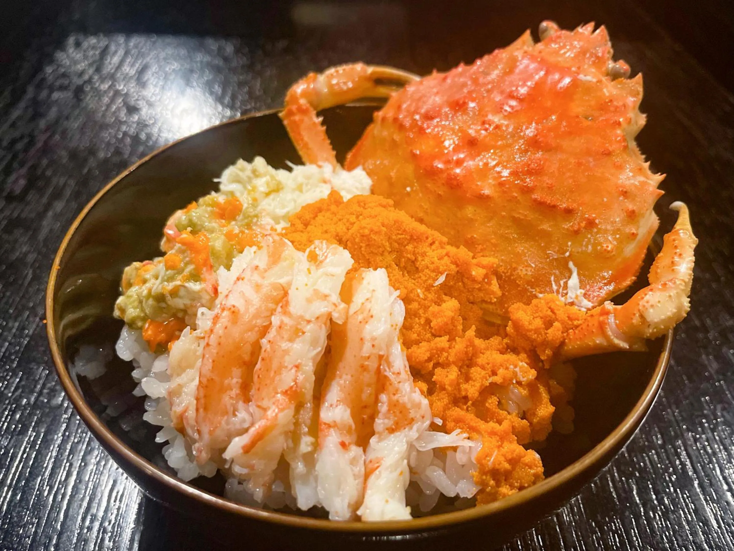 Food close-up in Kagetsu Ryokan
