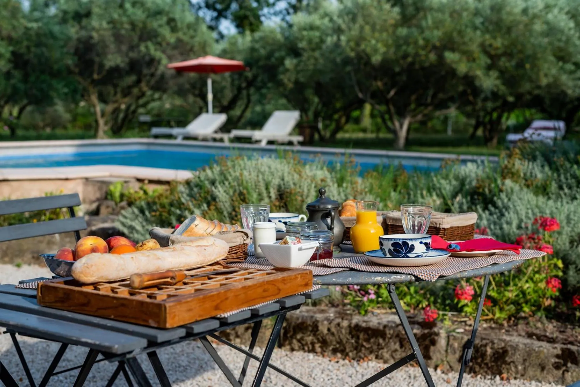 Breakfast in Mas de l'arrivette