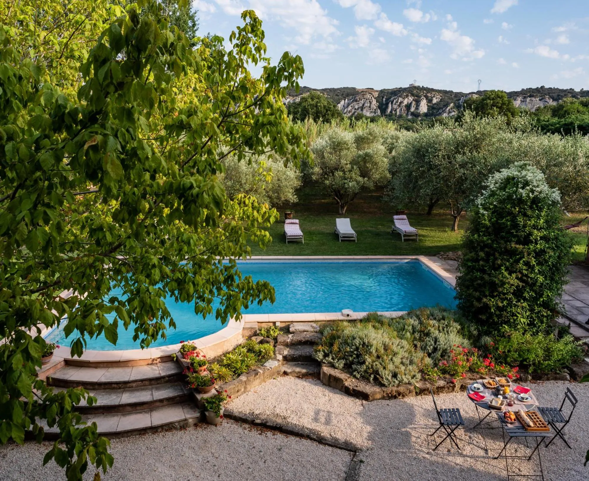 Natural landscape in Mas de l'arrivette