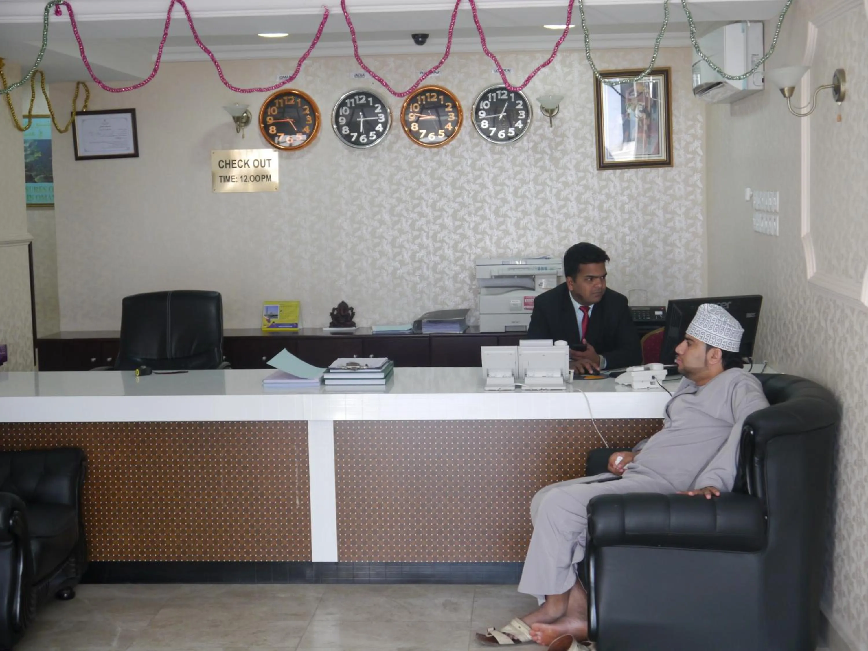 Staff in Plaza Hotel