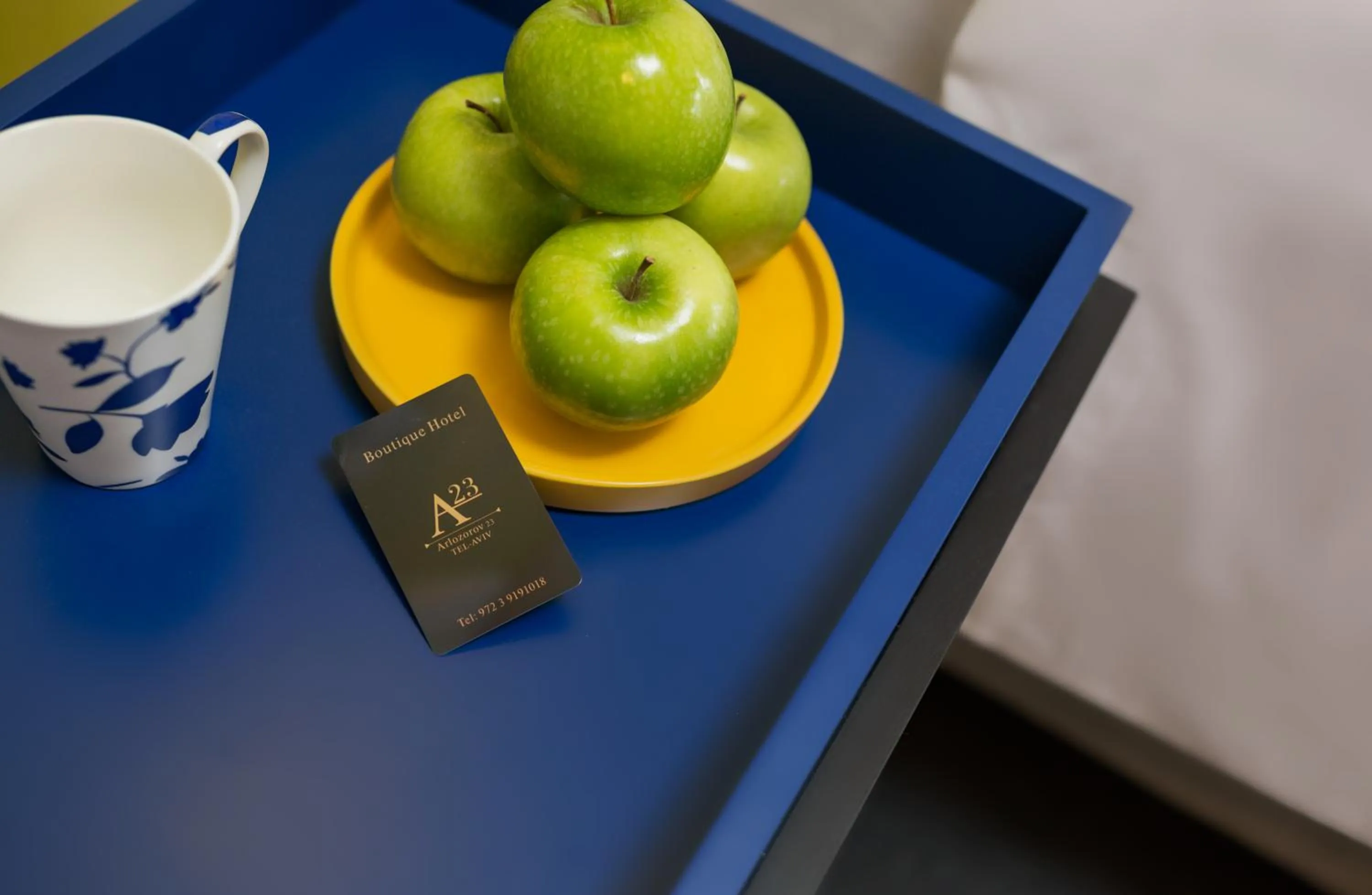 Decorative detail in A23 Boutique Hotel