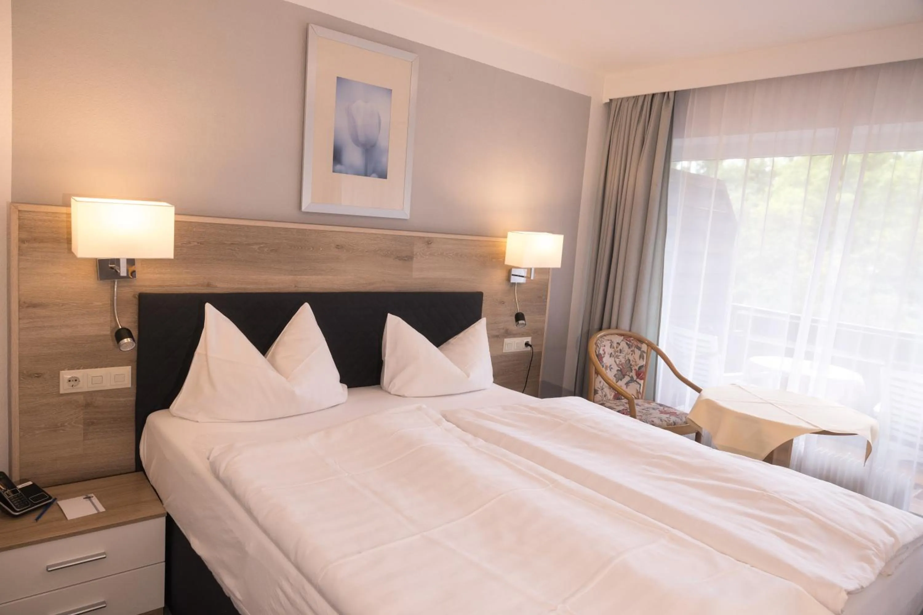 Bed in Hotel Breitenbacher Hof