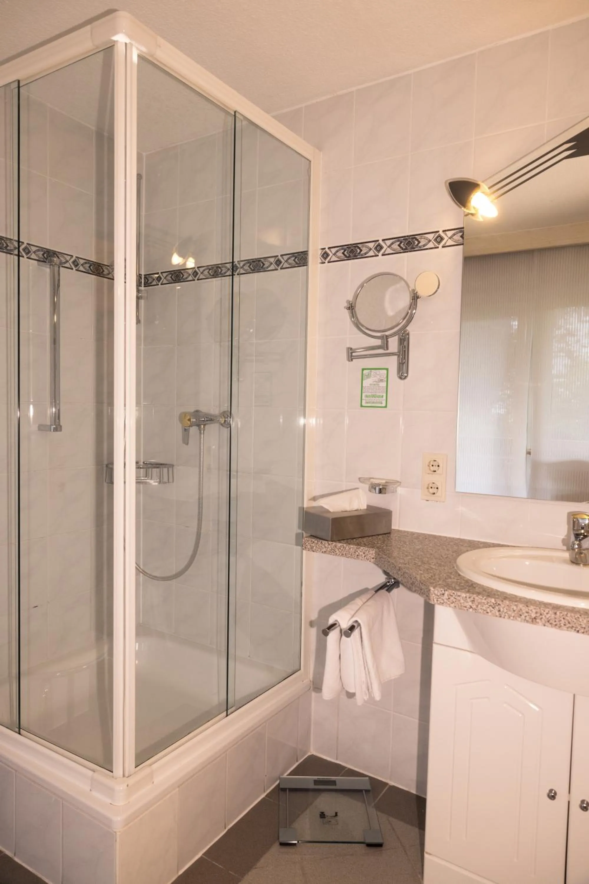 Shower in Hotel Breitenbacher Hof