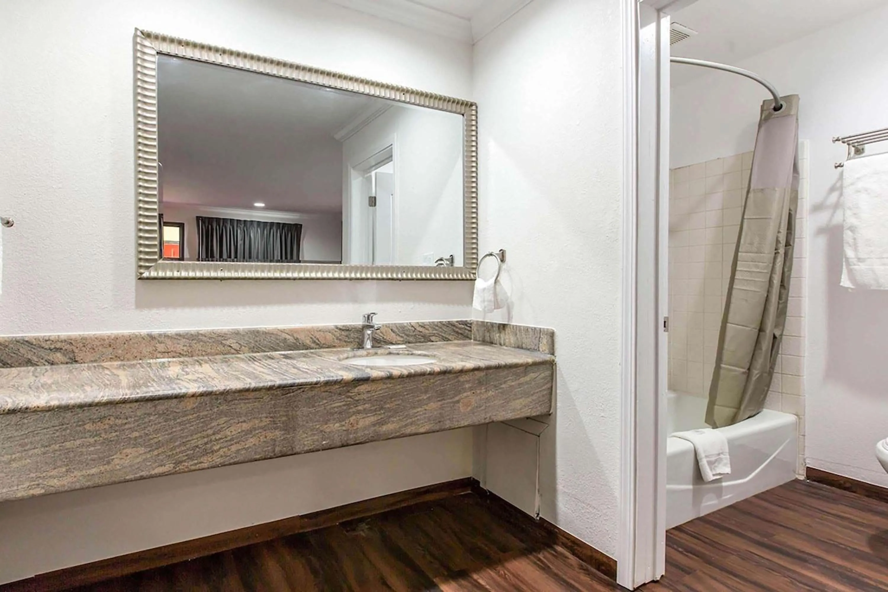 Shower in Baymont by Wyndham Bakersfield