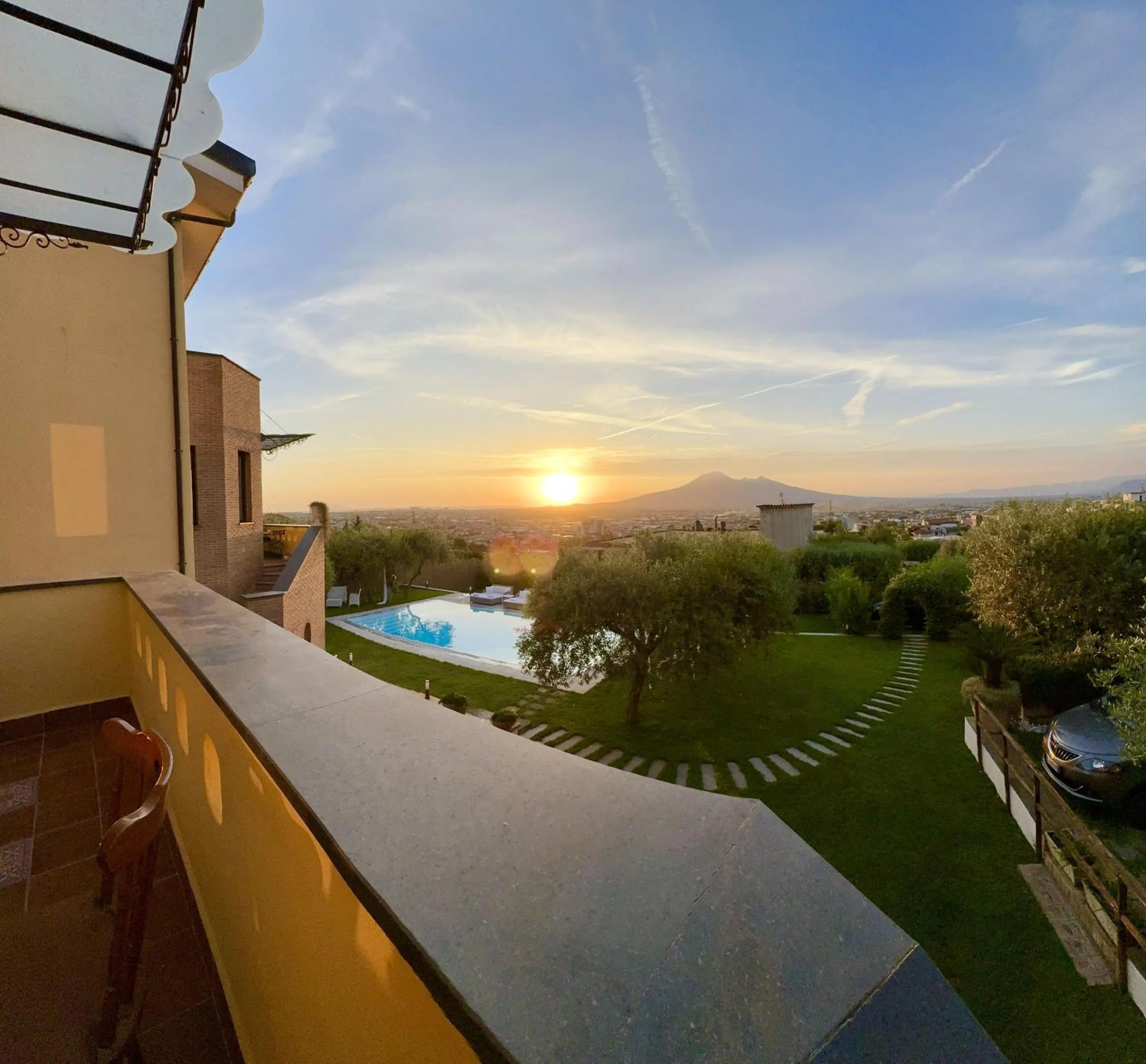 Pool view in Villa C Luxury Estate
