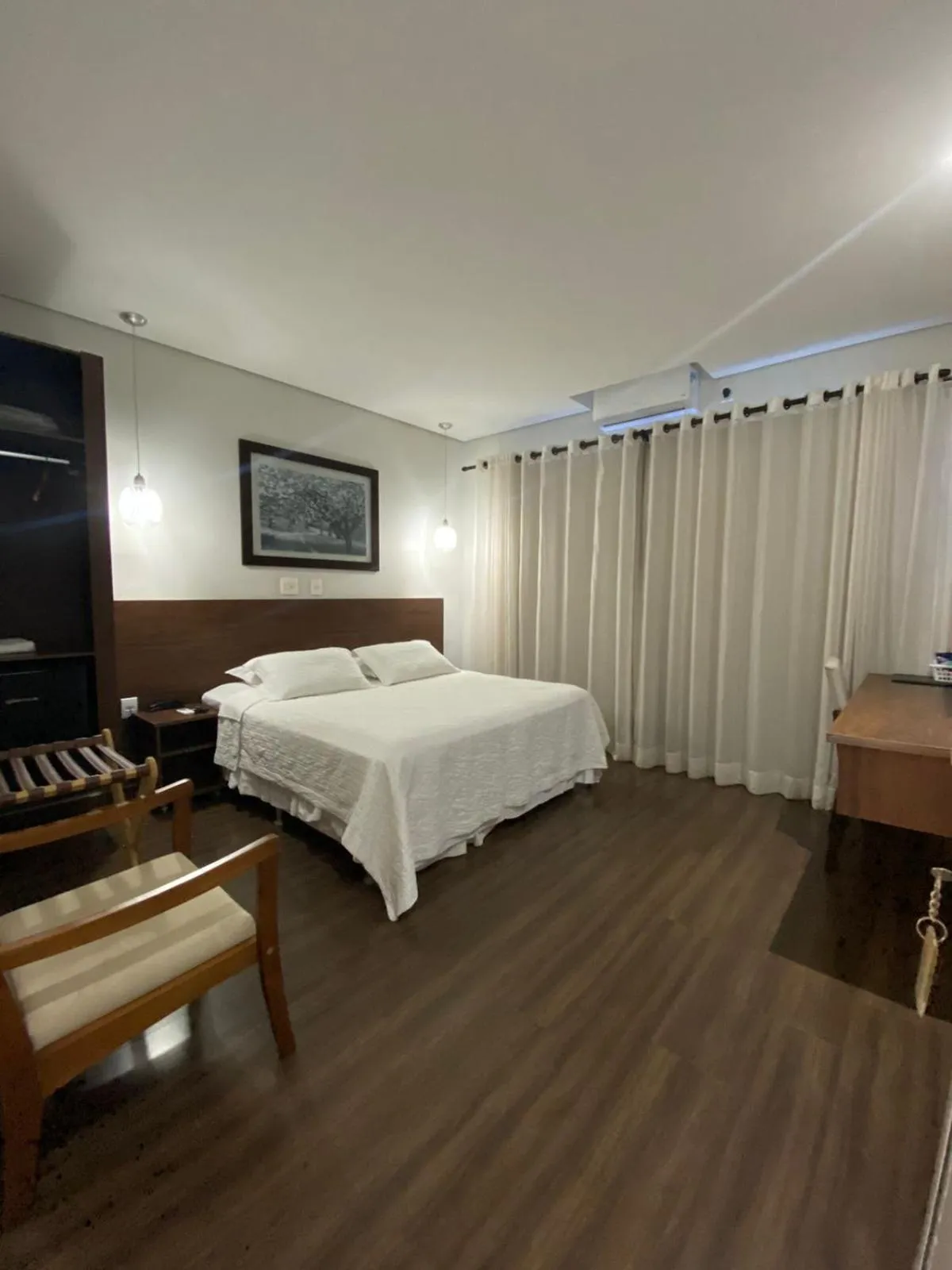 Bed in Hotel Recanto dos Ipes