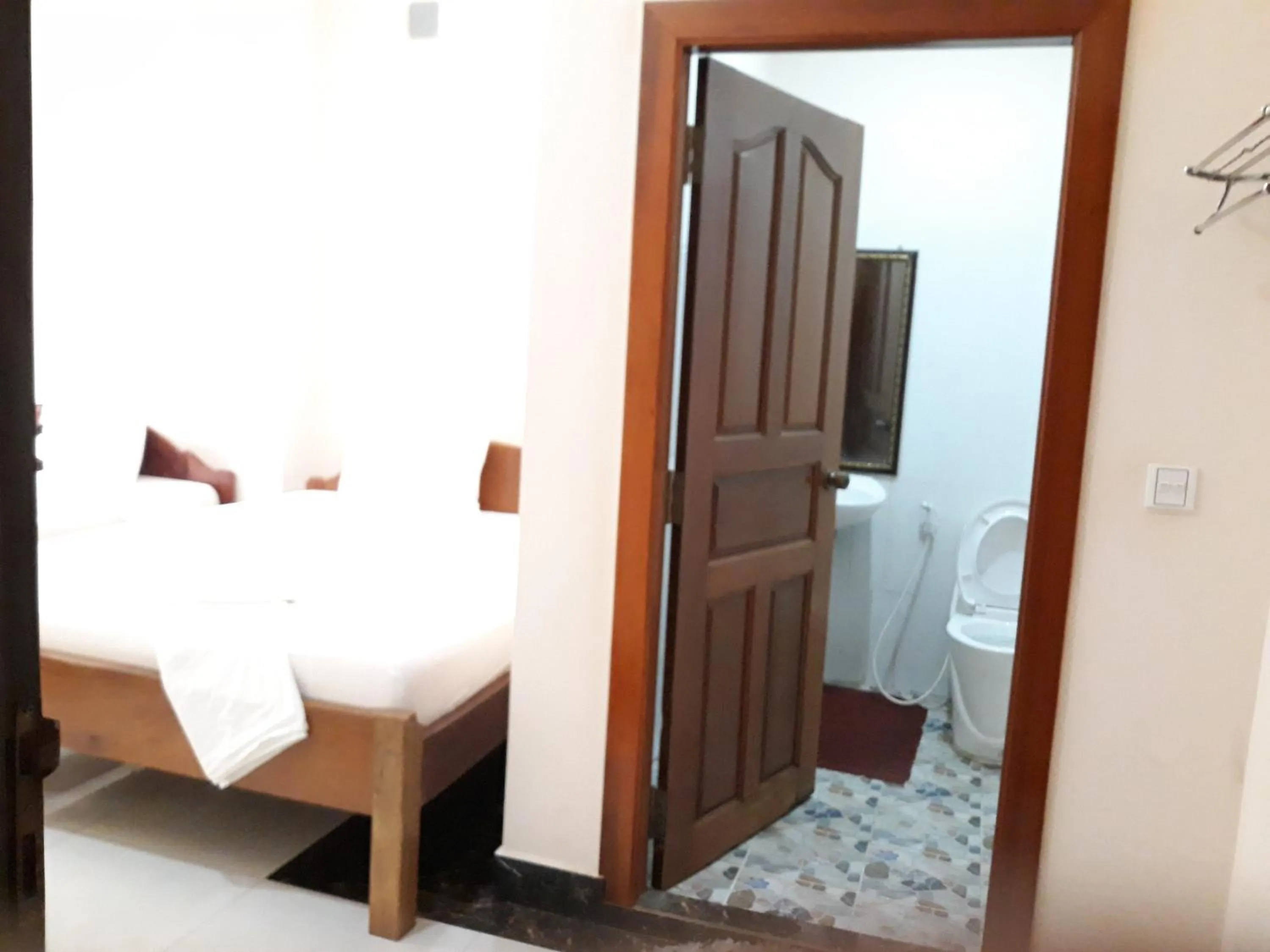 City view, Bed in Good Morning Kampot