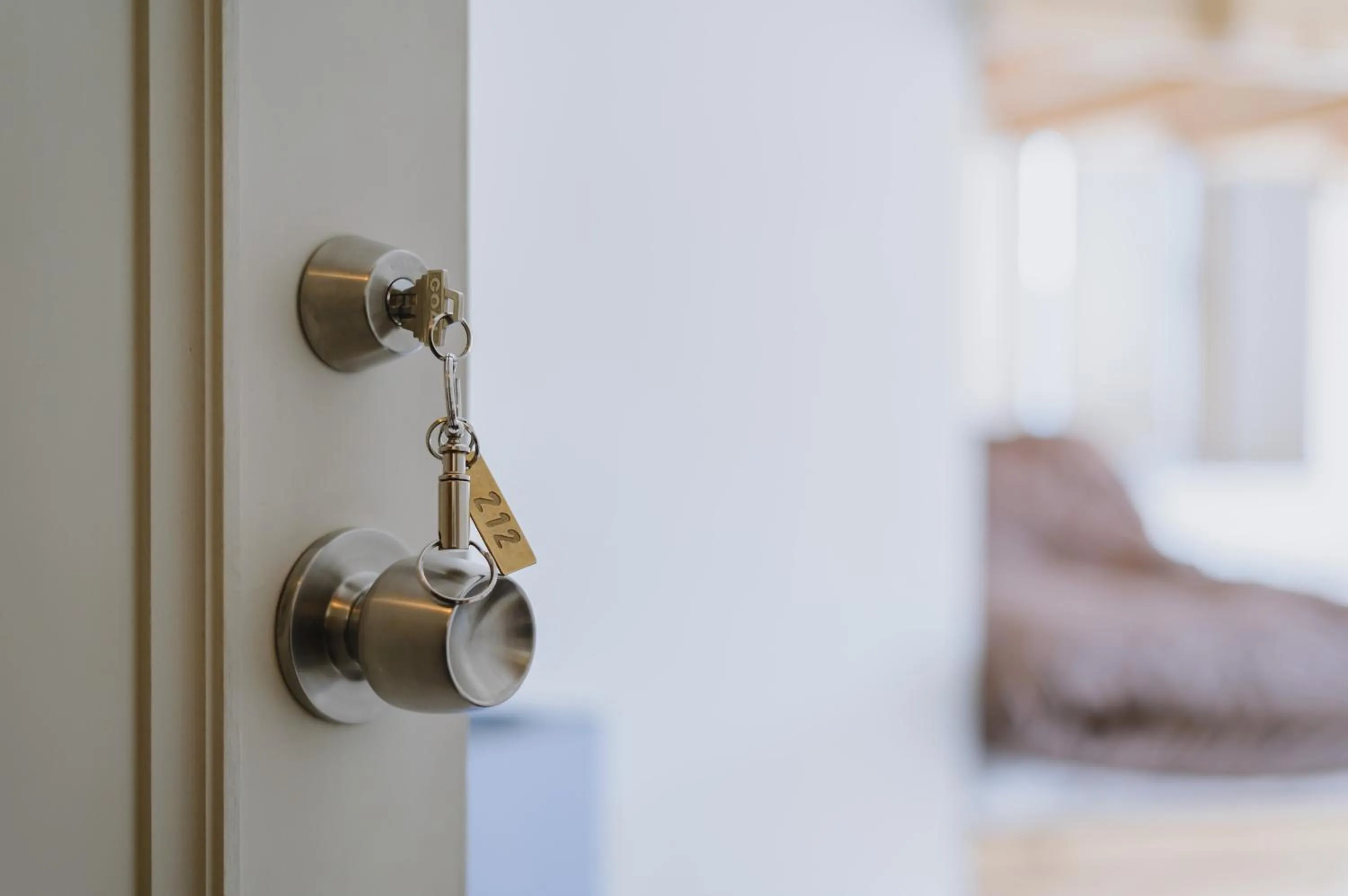 Bed in guesthouse SHIBAFU