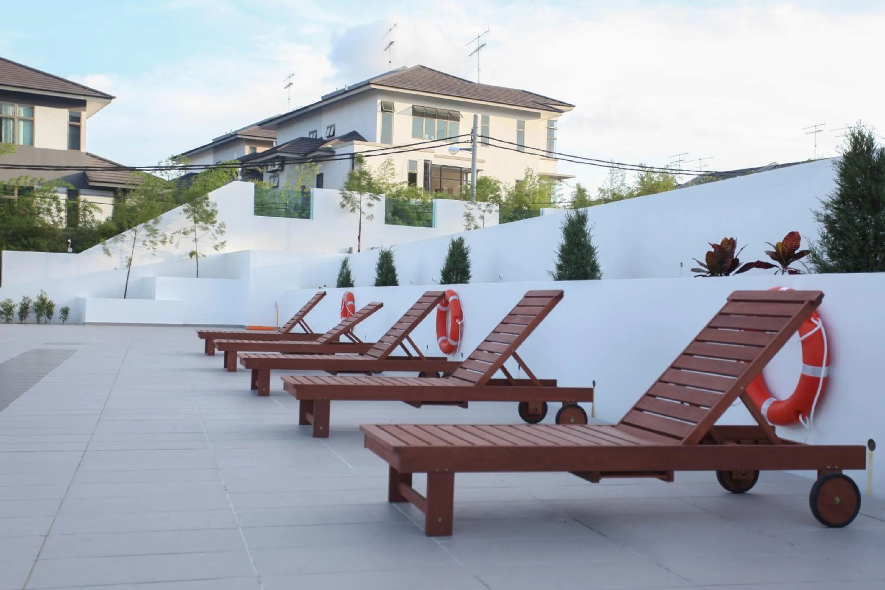 Pool view in Casa Bianca