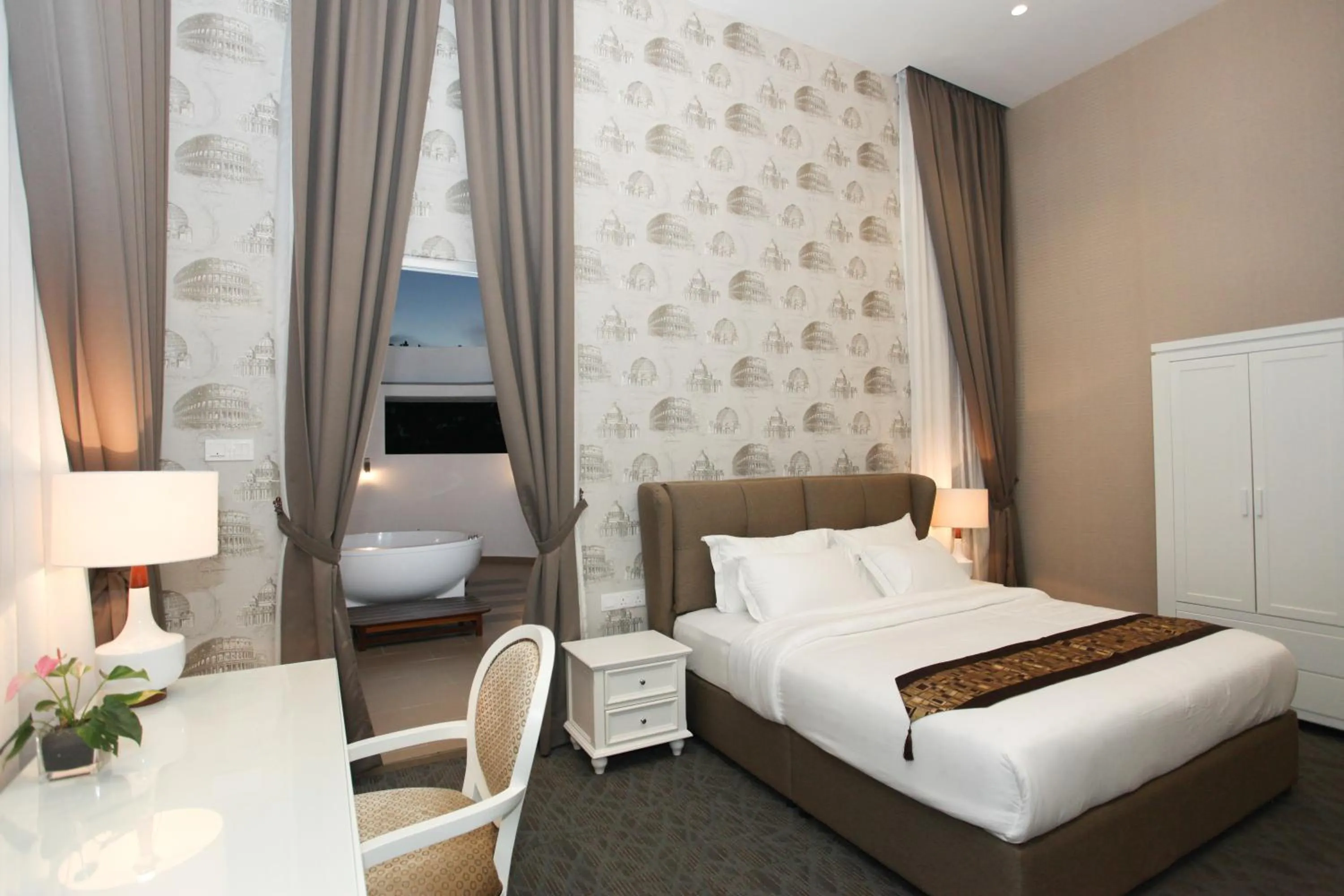 Decorative detail, Bed in Casa Bianca