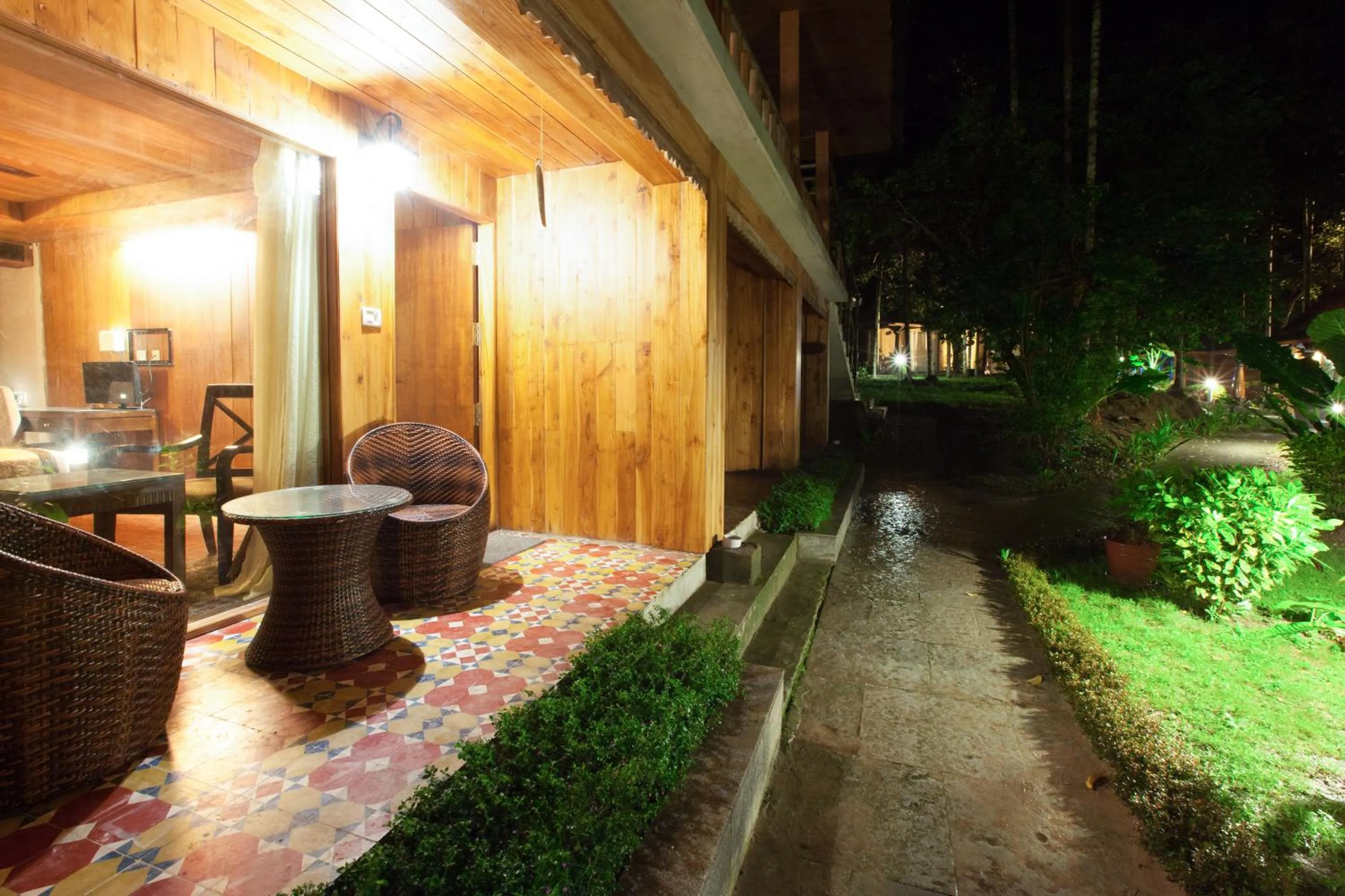 Patio in TSG Blue Resort & Spa