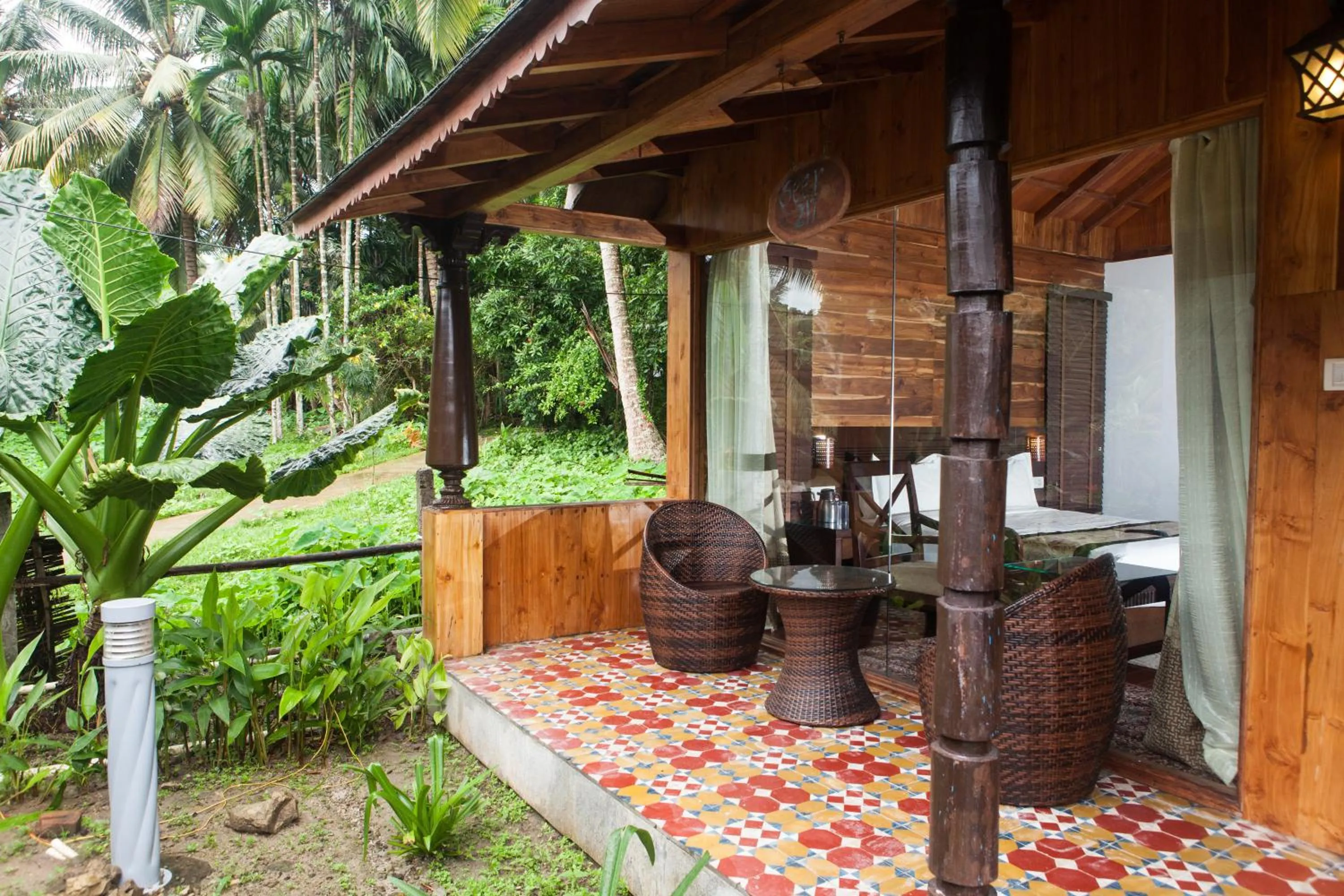 Patio in TSG Blue Resort & Spa