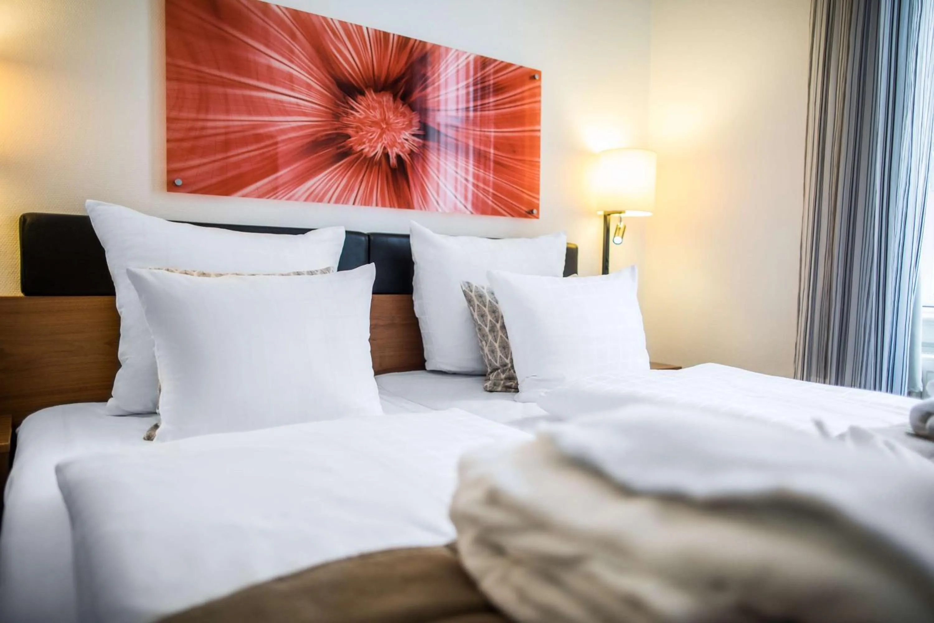 Bedroom, Bed in Scandic Webers