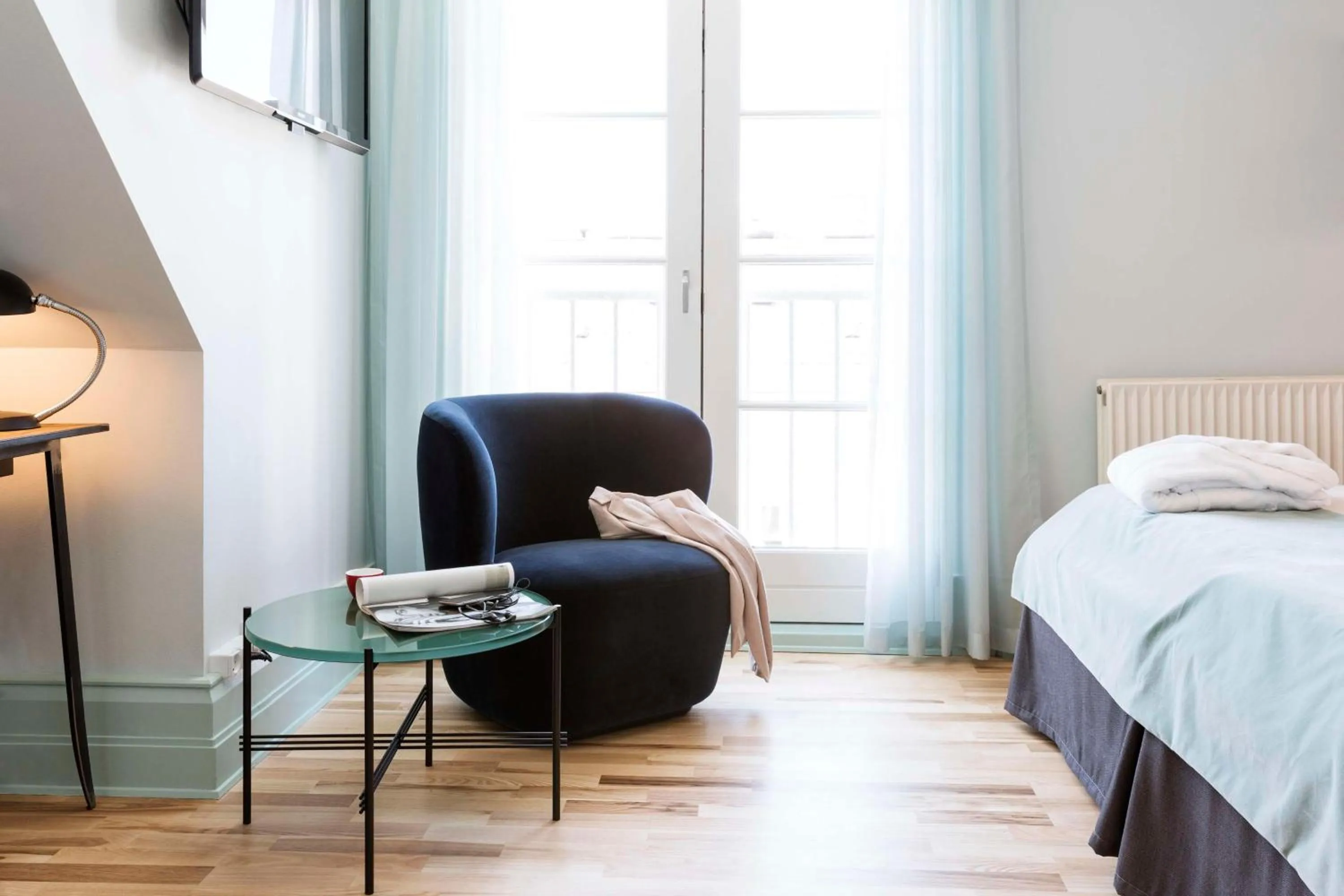 Bedroom, Bed in Scandic Webers